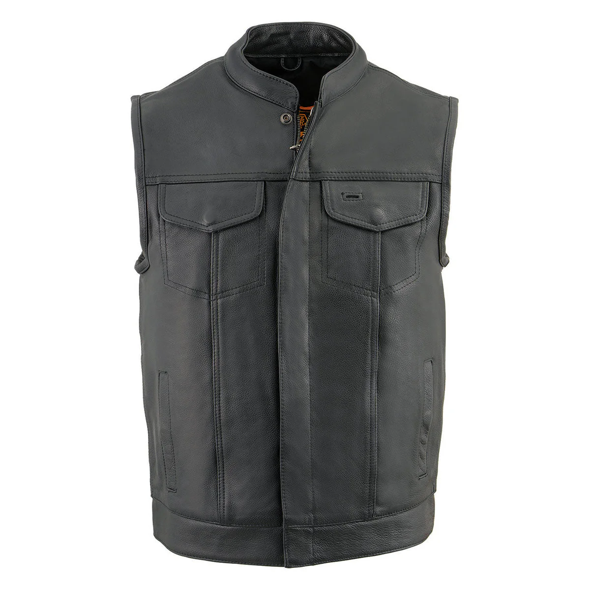Milwaukee Leather Men's MLM3514 Black Premium Dual Closure Club Style Motorcycle Vest w/ Cool-Tec Leather Treatment - Image 16