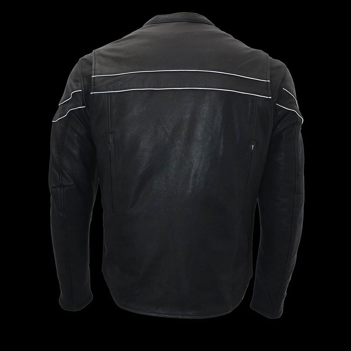 Milwaukee Leather ML1408RT Men's Retro Brown 'Savage' Sporty Crossover Retro Leather Jacket - Image 11