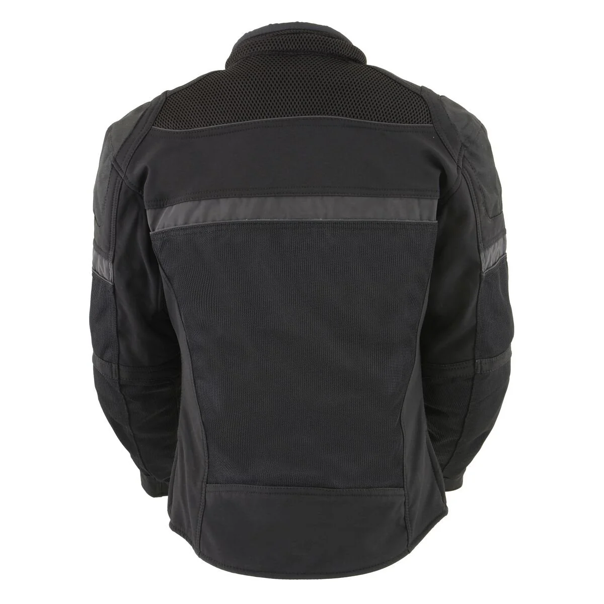Milwaukee Leather MPL2775 Black Armored Textile Motorcycle Jacket for Women - All Season Jacket w/ Removable Liner - Image 2