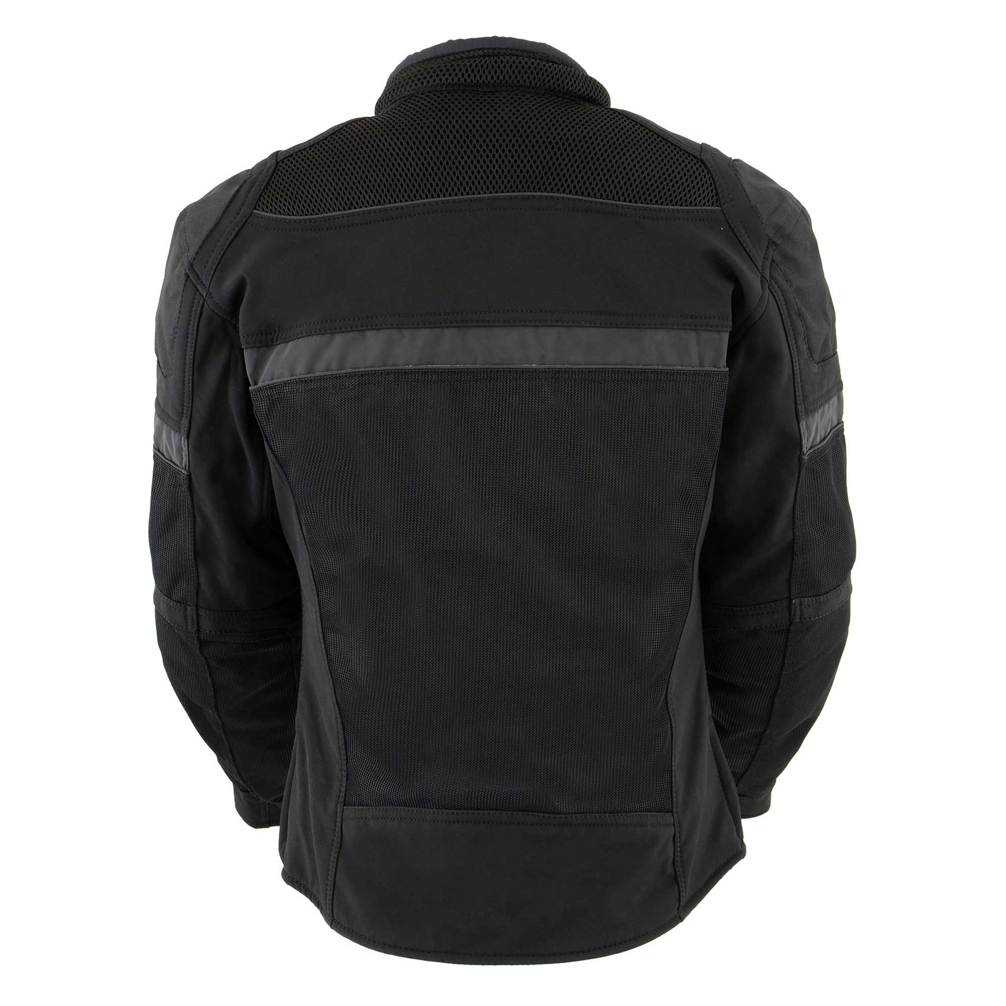 Milwaukee Leather MPL2775 Black Armored Textile Motorcycle Jacket for Women - All Season Jacket w/ Removable Liner - Image 21
