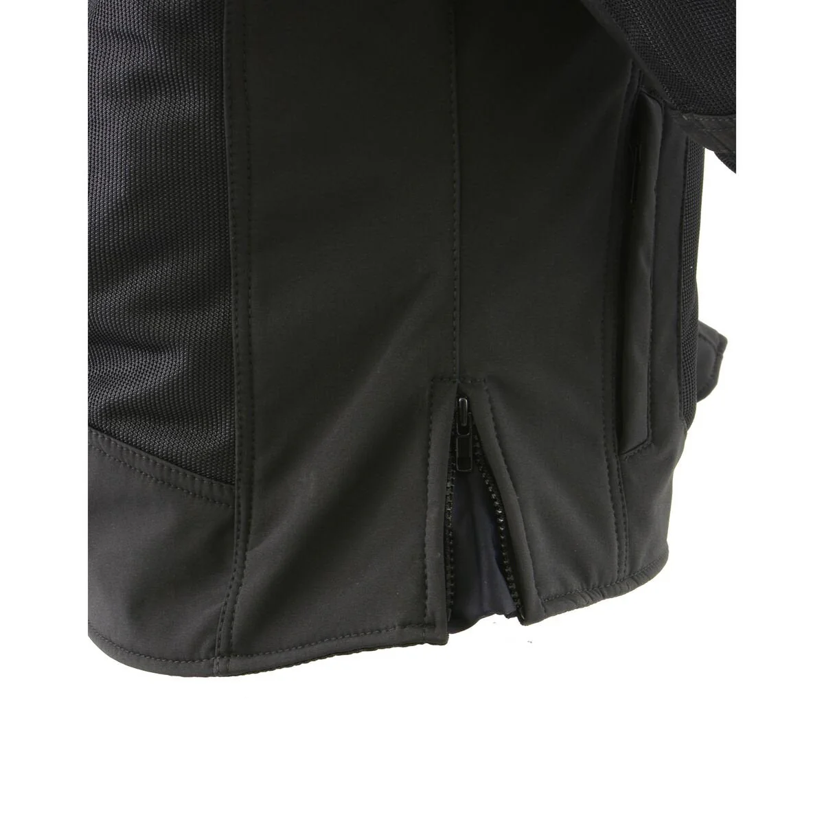 Milwaukee Leather MPL2775 Black Armored Textile Motorcycle Jacket for Women - All Season Jacket w/ Removable Liner - Image 9