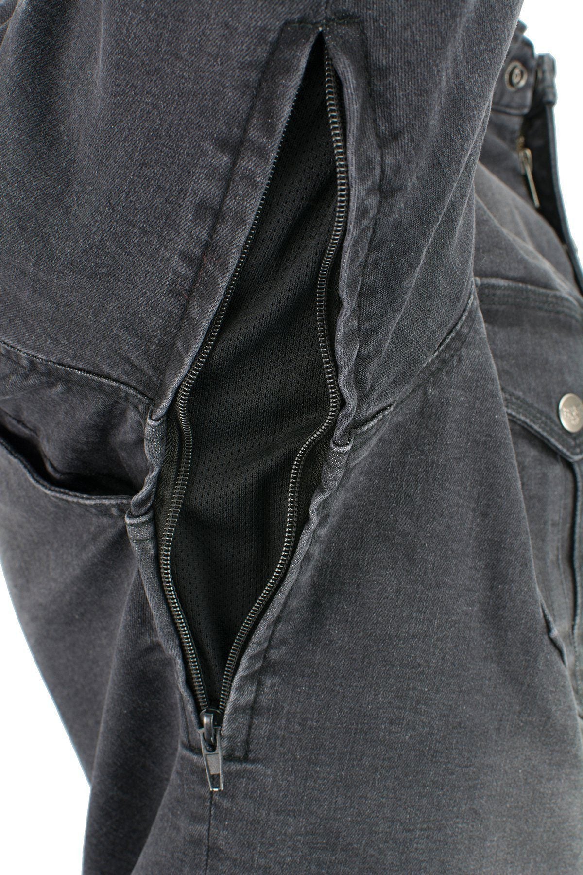 Milwaukee Leather MPM1620 Men's Black Flannel Biker Shirt with CE Approved Armor - Reinforced w/ Aramid Fibers - Image 10