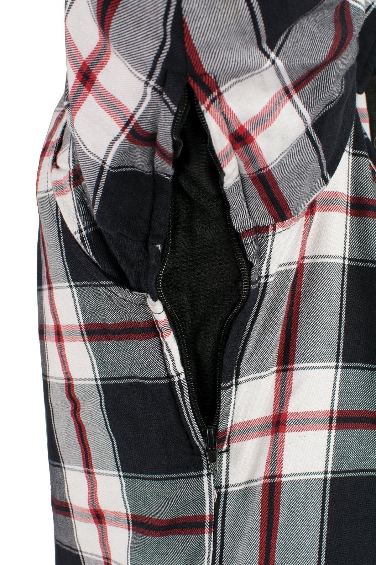 Milwaukee Leather MPM1625 Men's Plaid Flannel Biker Shirt with CE Approved Armor - Reinforced w/ Aramid Fibers - Image 10