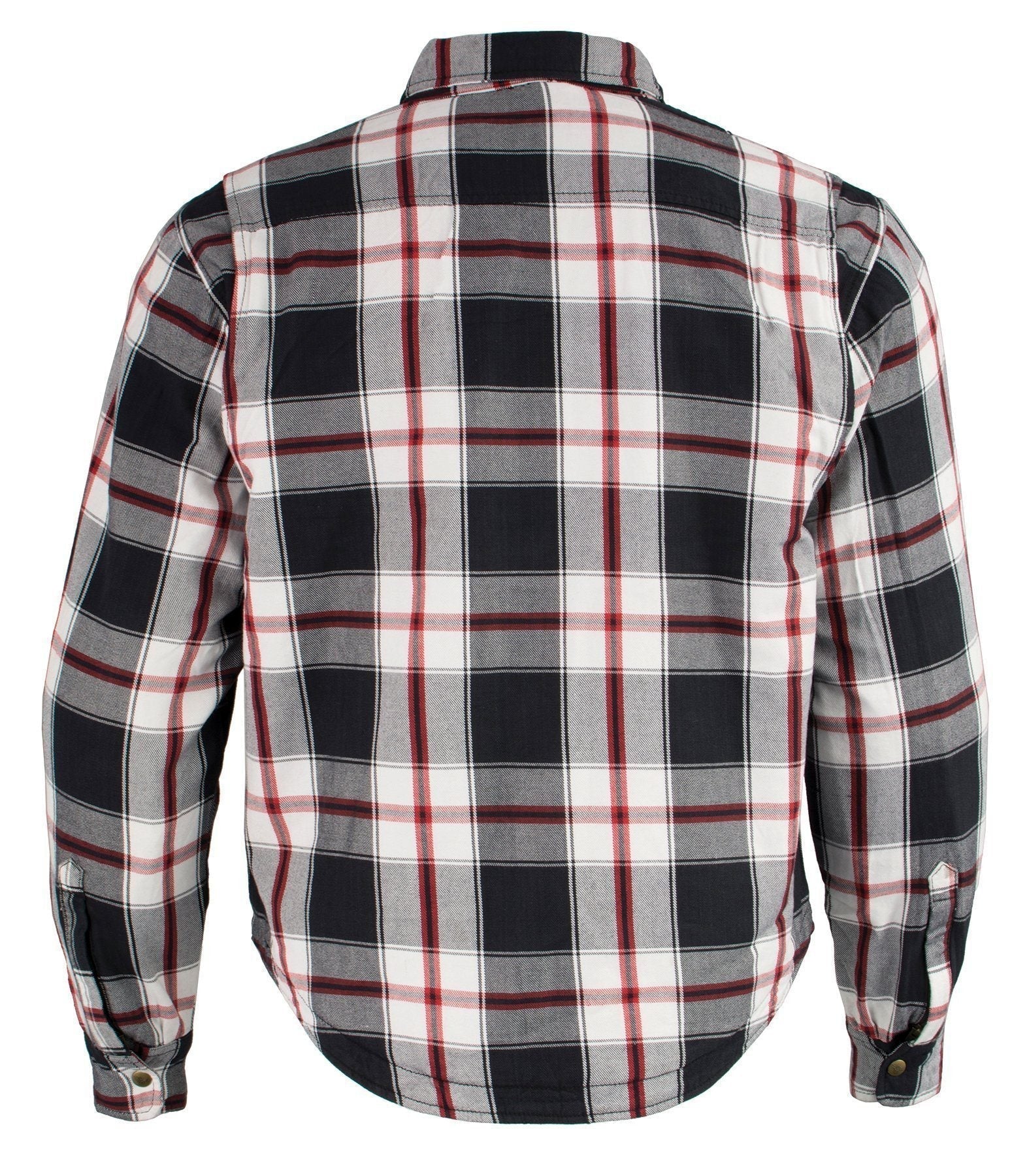 Milwaukee Leather MPM1625 Men's Plaid Flannel Biker Shirt with CE Approved Armor - Reinforced w/ Aramid Fibers - Image 7