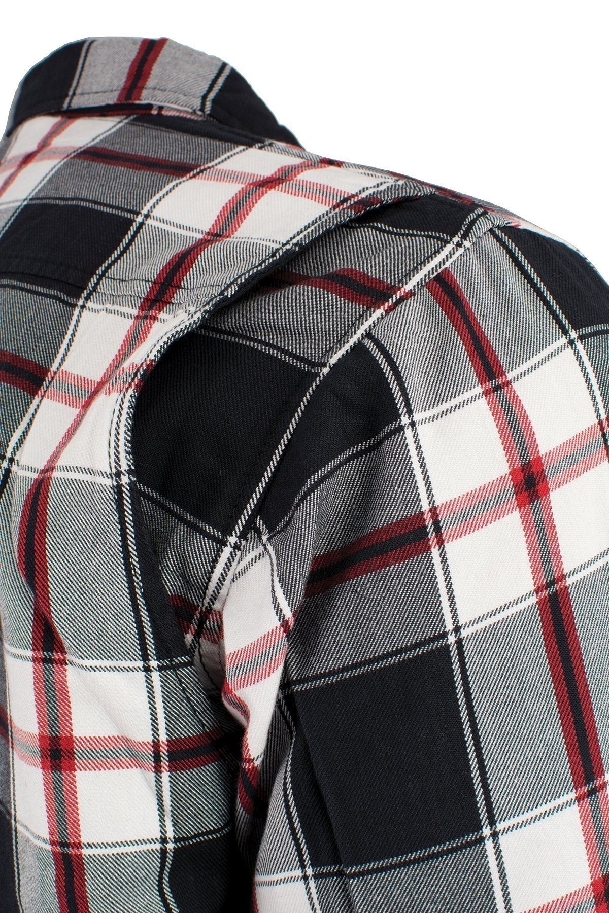 Milwaukee Leather MPM1625 Men's Plaid Flannel Biker Shirt with CE Approved Armor - Reinforced w/ Aramid Fibers - Image 8
