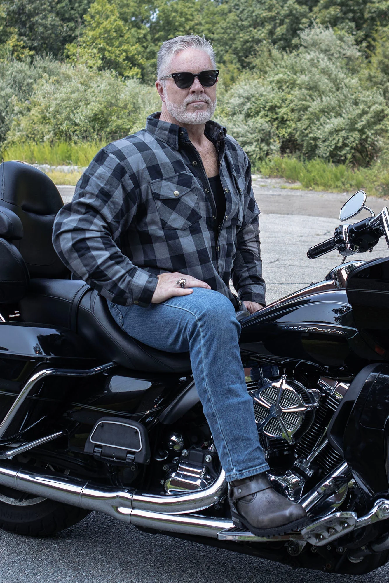 Milwaukee Leather MPM1630 Men's Plaid Flannel Biker Shirt w/ CE Armor - Reinforced w/ Aramid Fibers - Image 13