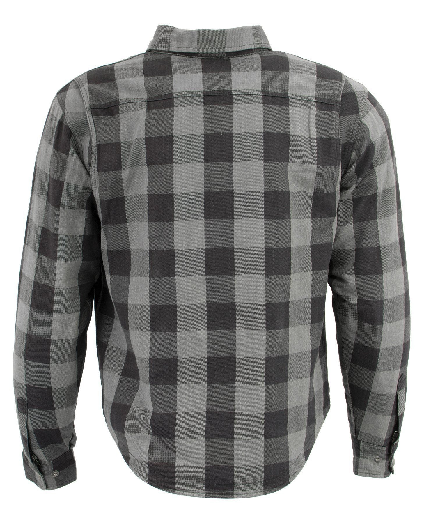 Milwaukee Leather MPM1630 Men's Plaid Flannel Biker Shirt w/ CE Armor - Reinforced w/ Aramid Fibers - Image 4