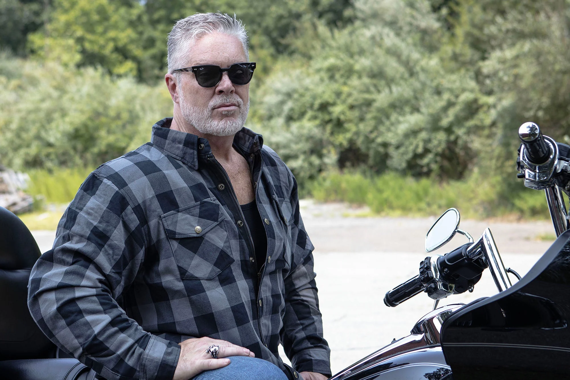 Milwaukee Leather MPM1630 Men's Plaid Flannel Biker Shirt w/ CE Armor - Reinforced w/ Aramid Fibers - Image 7
