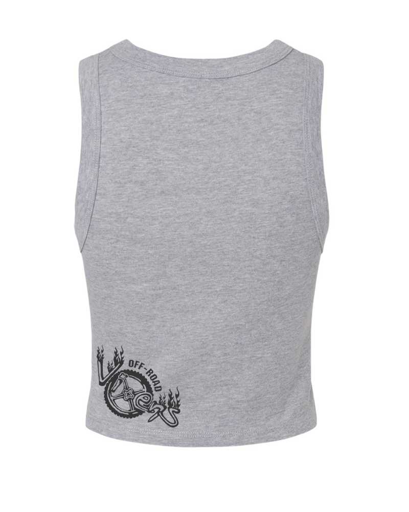 Moto Head Cropped Micro Rib Tank - Image 5