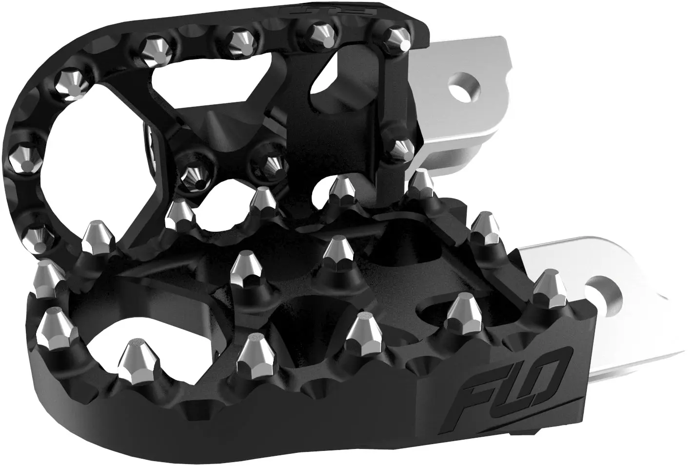 Moto Style Footpeg Set Black M8 Softail - Image 2