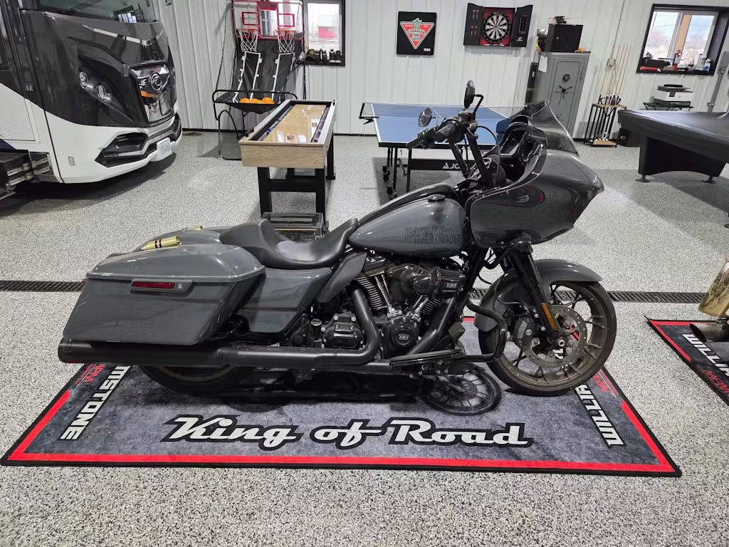 Motorcycle Mat Asphalt Design for Cruiser Motorcycle "King of Road" - MM7268 - Image 6