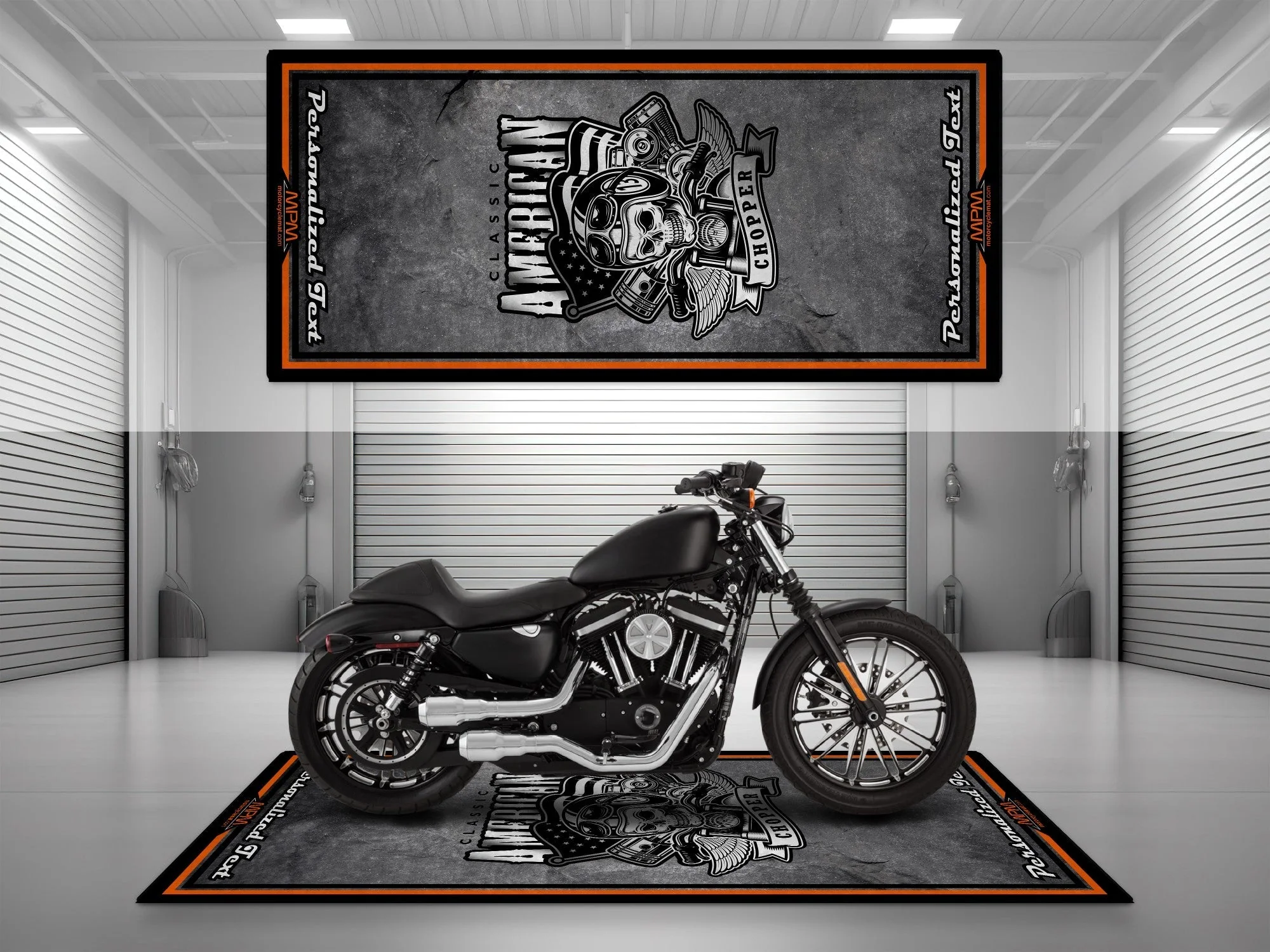 Motorcycle Mat Design for American Chopper Motorcycle - MM7210 - Image 3