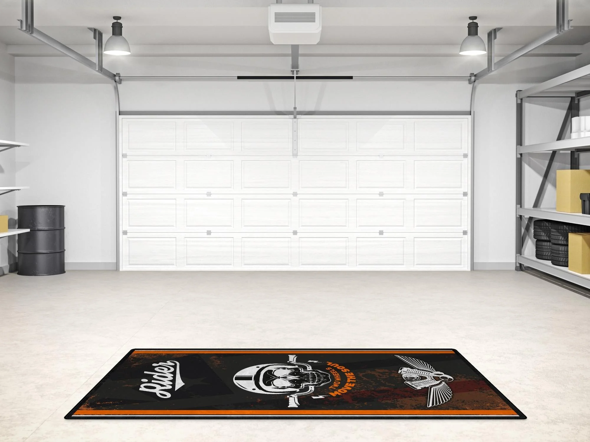 Motorcycle Mat Design for Chopper, Cruiser, Touring, Sport Motorcycle "Move The Soul" - MM7501 - Image 5
