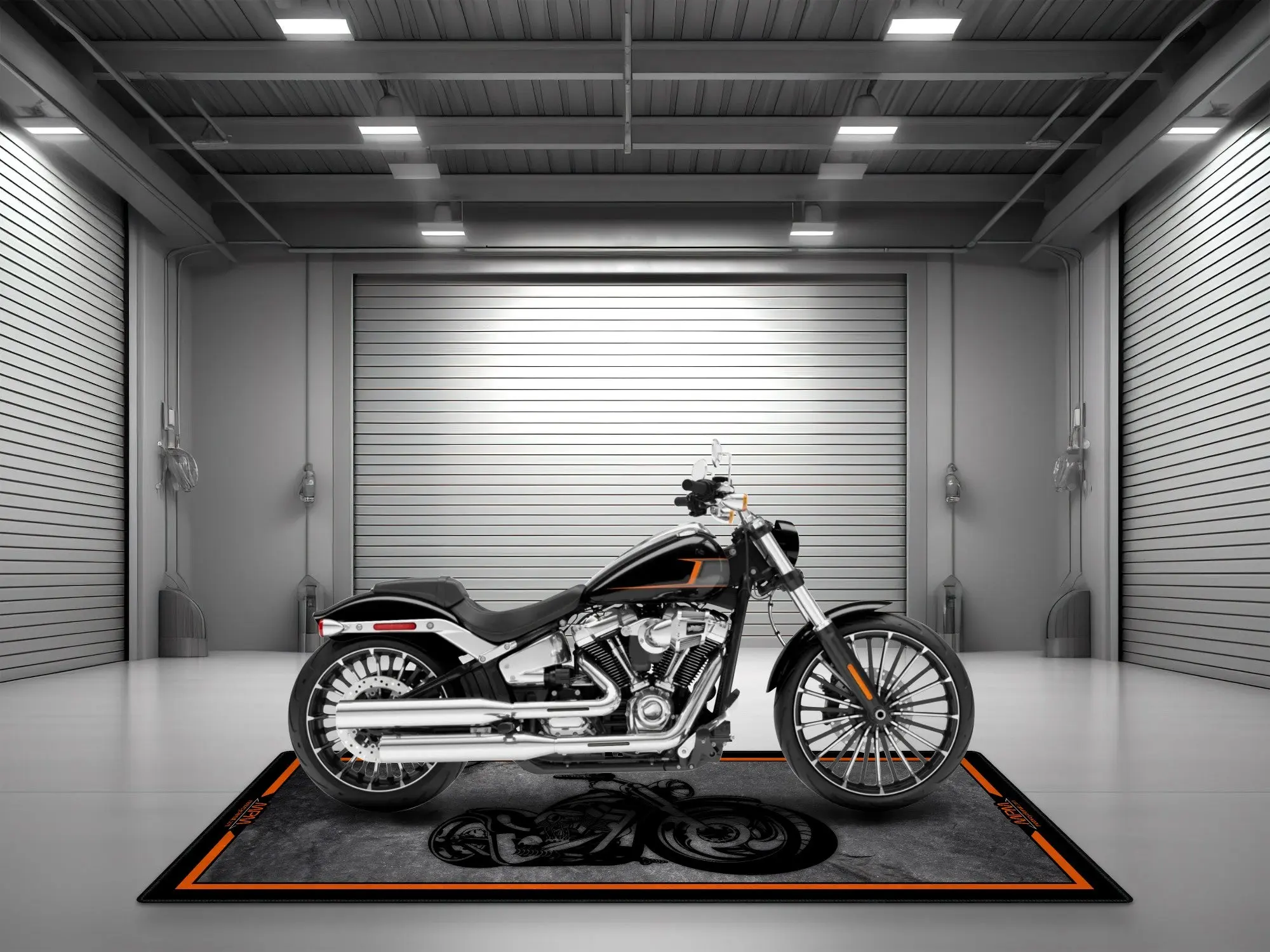 Motorcycle Mat Design for Chopper Motorcycle  - MM7208 - Image 5
