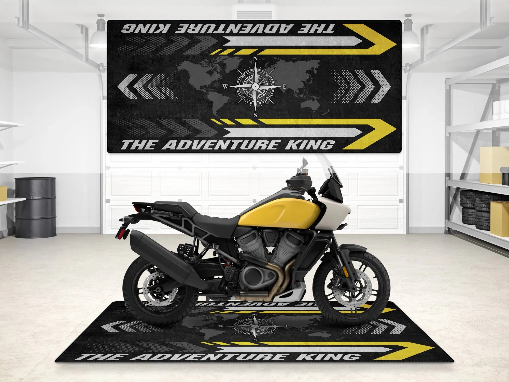 Motorcycle Mat for Adventure Motorcycle "The Adventure King" - MM7341 - Image 11