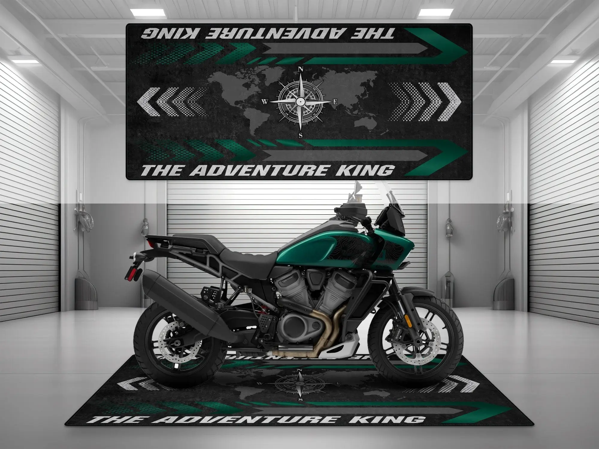 Motorcycle Mat for Adventure Motorcycle "The Adventure King" - MM7341 - Image 6