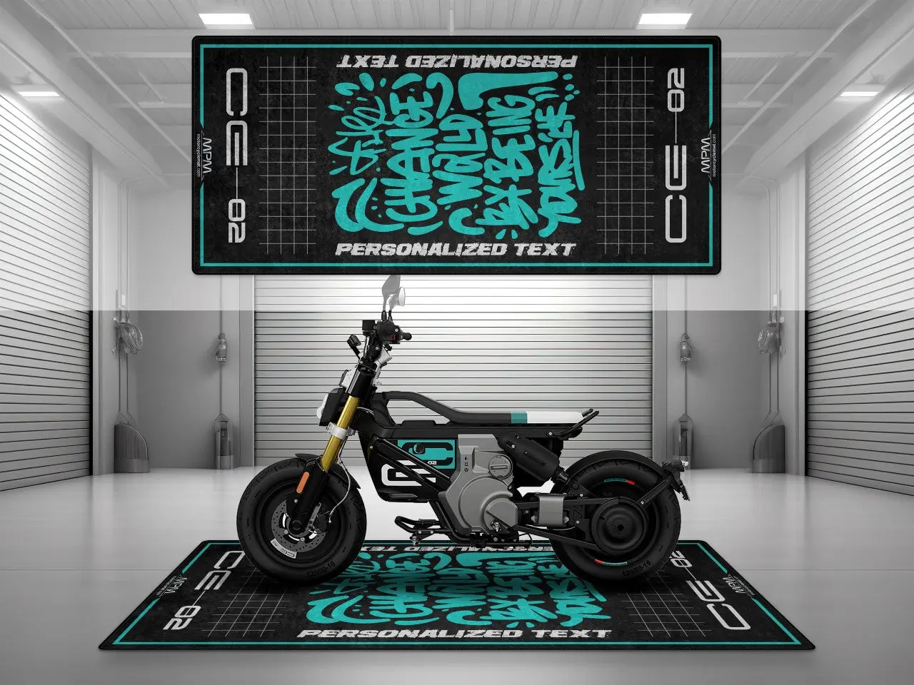 Motorcycle Mat for BMW CE02 Motorcycle - MM4102 - Image 3