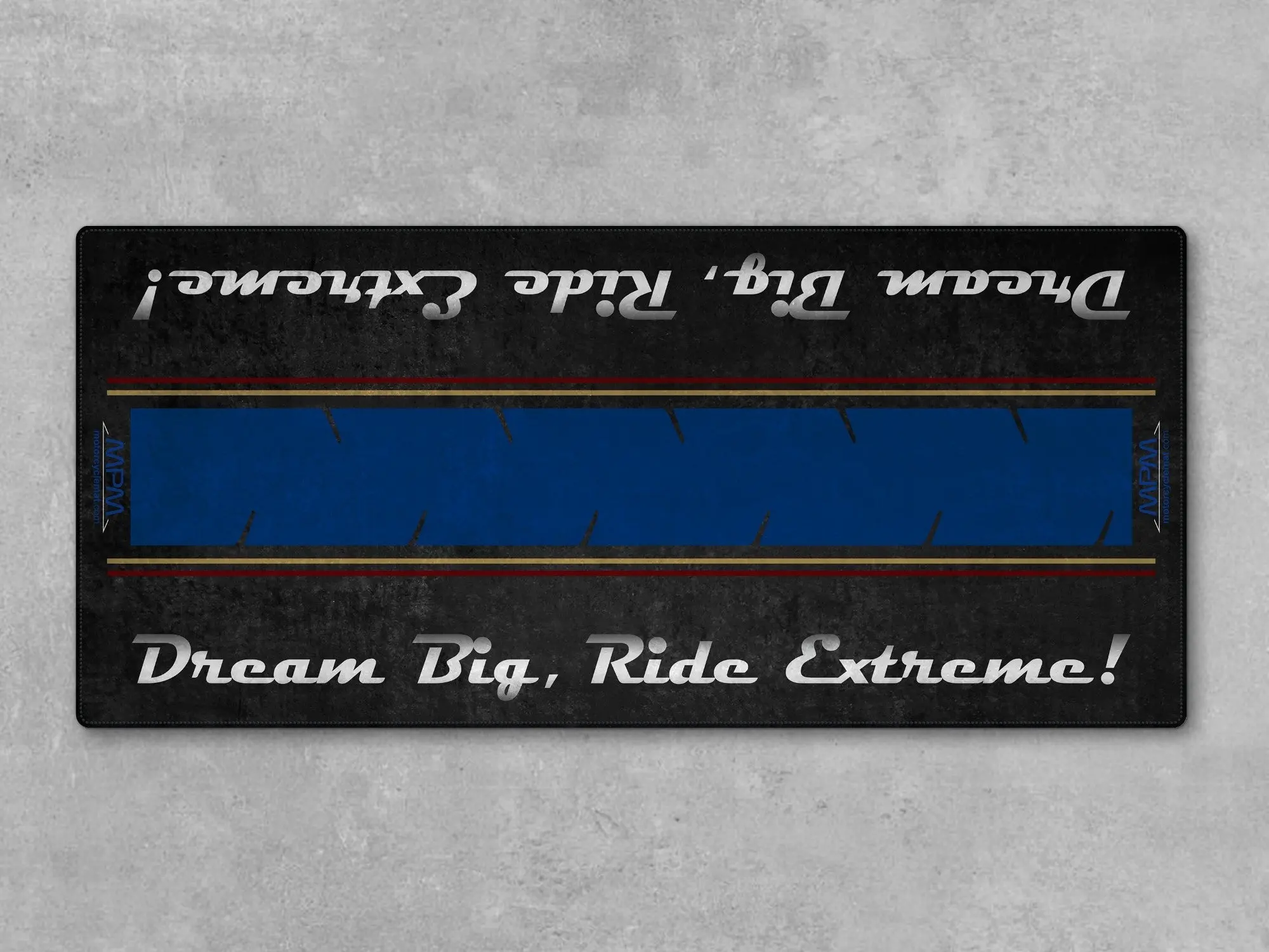 Motorcycle Mat For Cruiser Motorcycle "Dream Big, Ride Extreme" - MM7310 - Image 11