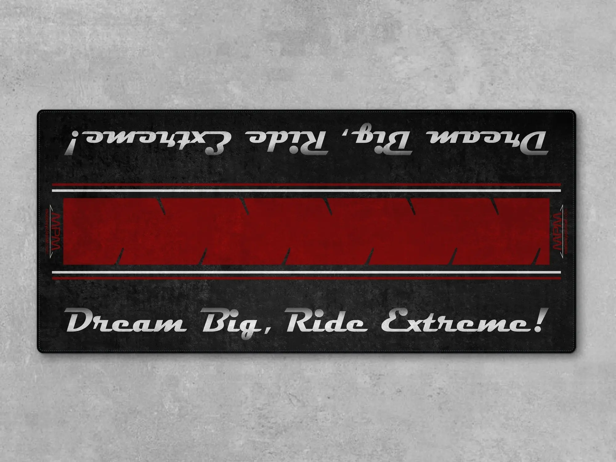 Motorcycle Mat For Cruiser Motorcycle "Dream Big, Ride Extreme" - MM7310 - Image 7