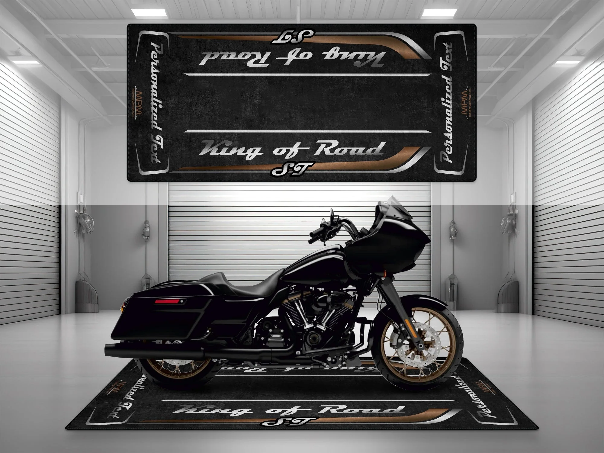 Motorcycle Mat for Cruiser Motorcycle "King of Road ST" - MM7347 - Image 11