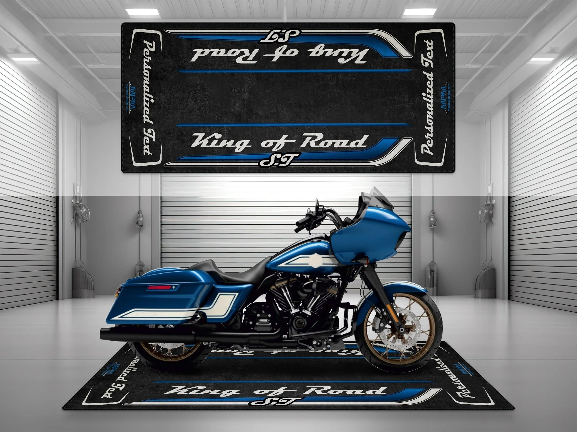 Motorcycle Mat for Cruiser Motorcycle "King of Road ST" - MM7347 - Image 12
