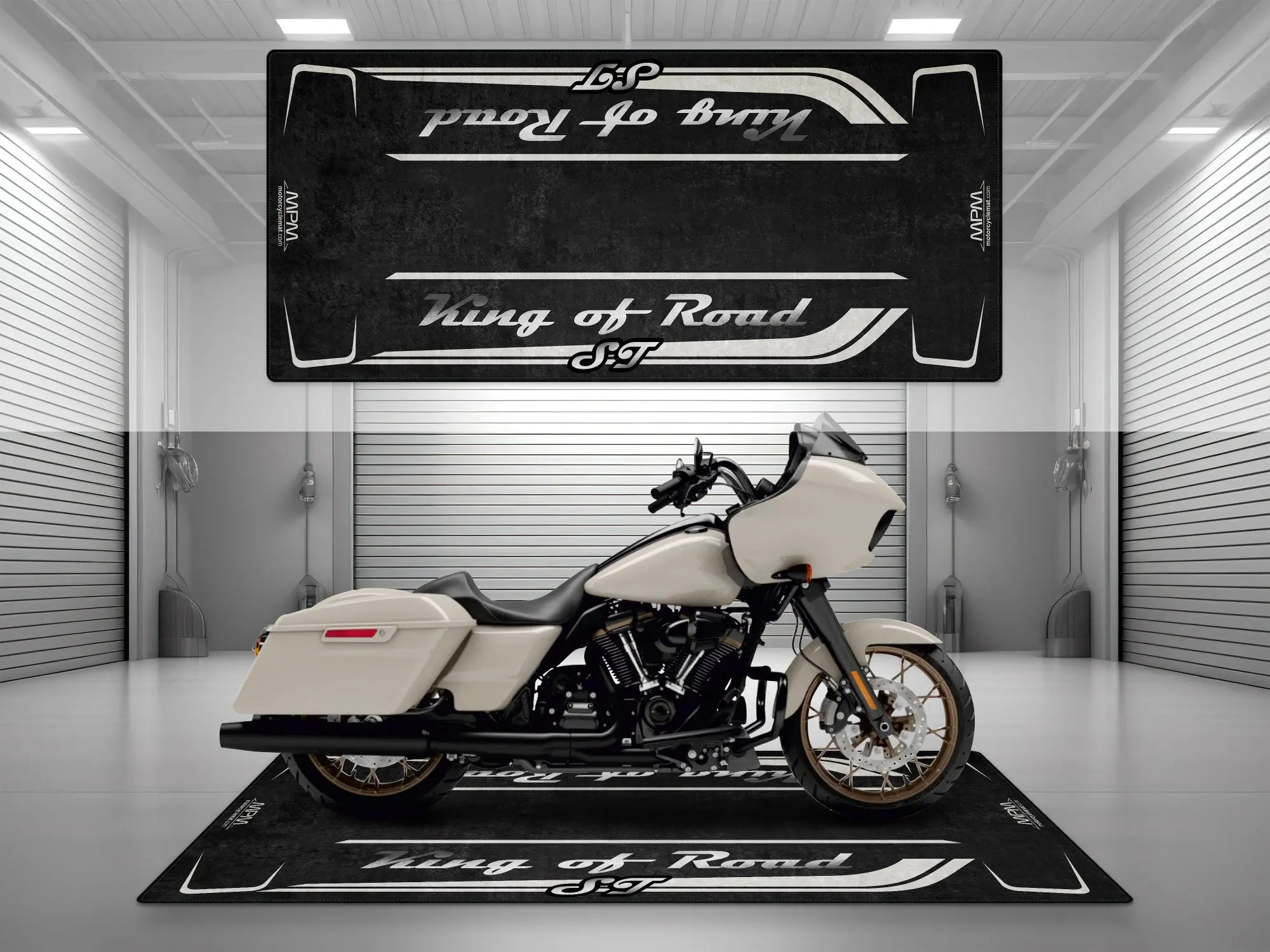Motorcycle Mat for Cruiser Motorcycle "King of Road ST" - MM7347 - Image 2