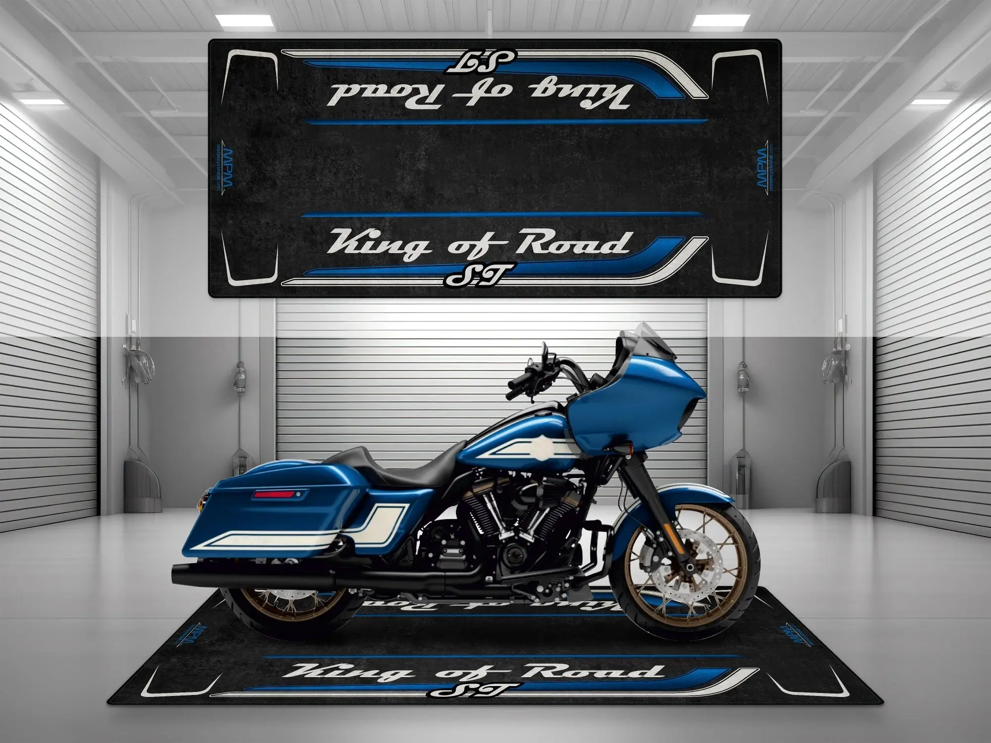 Motorcycle Mat for Cruiser Motorcycle "King of Road ST" - MM7347 - Image 3