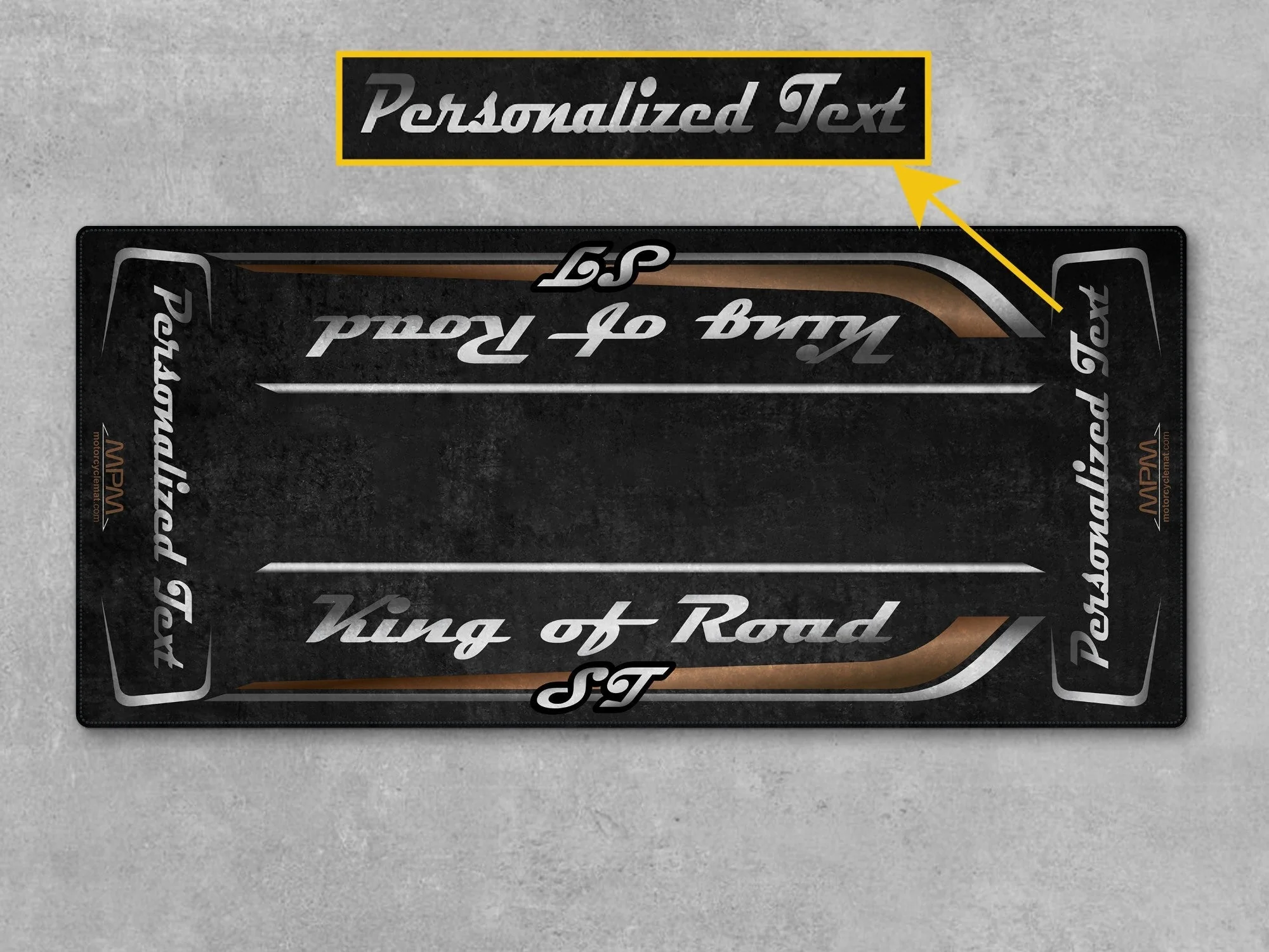 Motorcycle Mat for Cruiser Motorcycle "King of Road ST" - MM7347 - Image 5