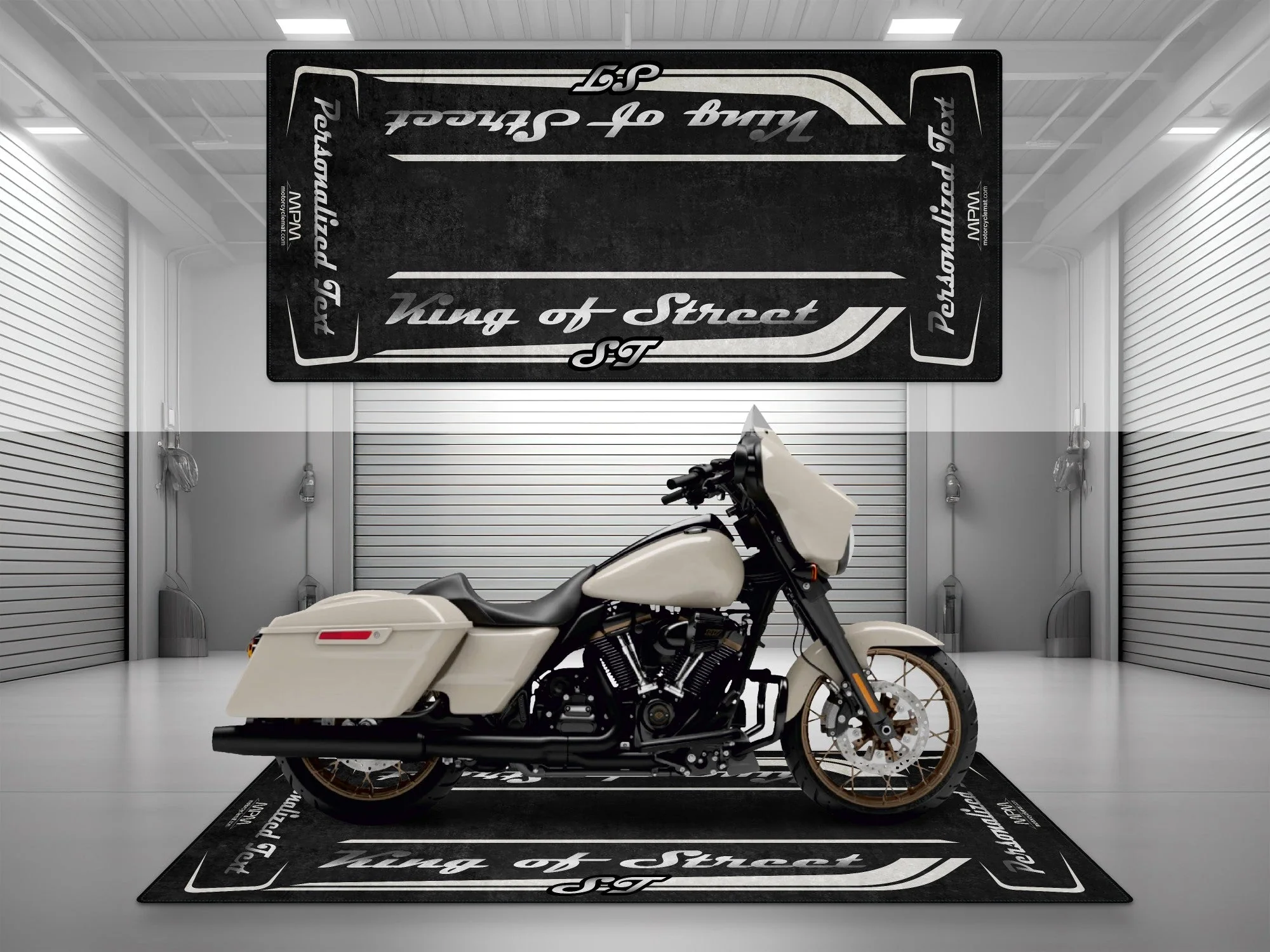 Motorcycle Mat for Cruiser Motorcycle "King of Street ST" - MM7348 - Image 12