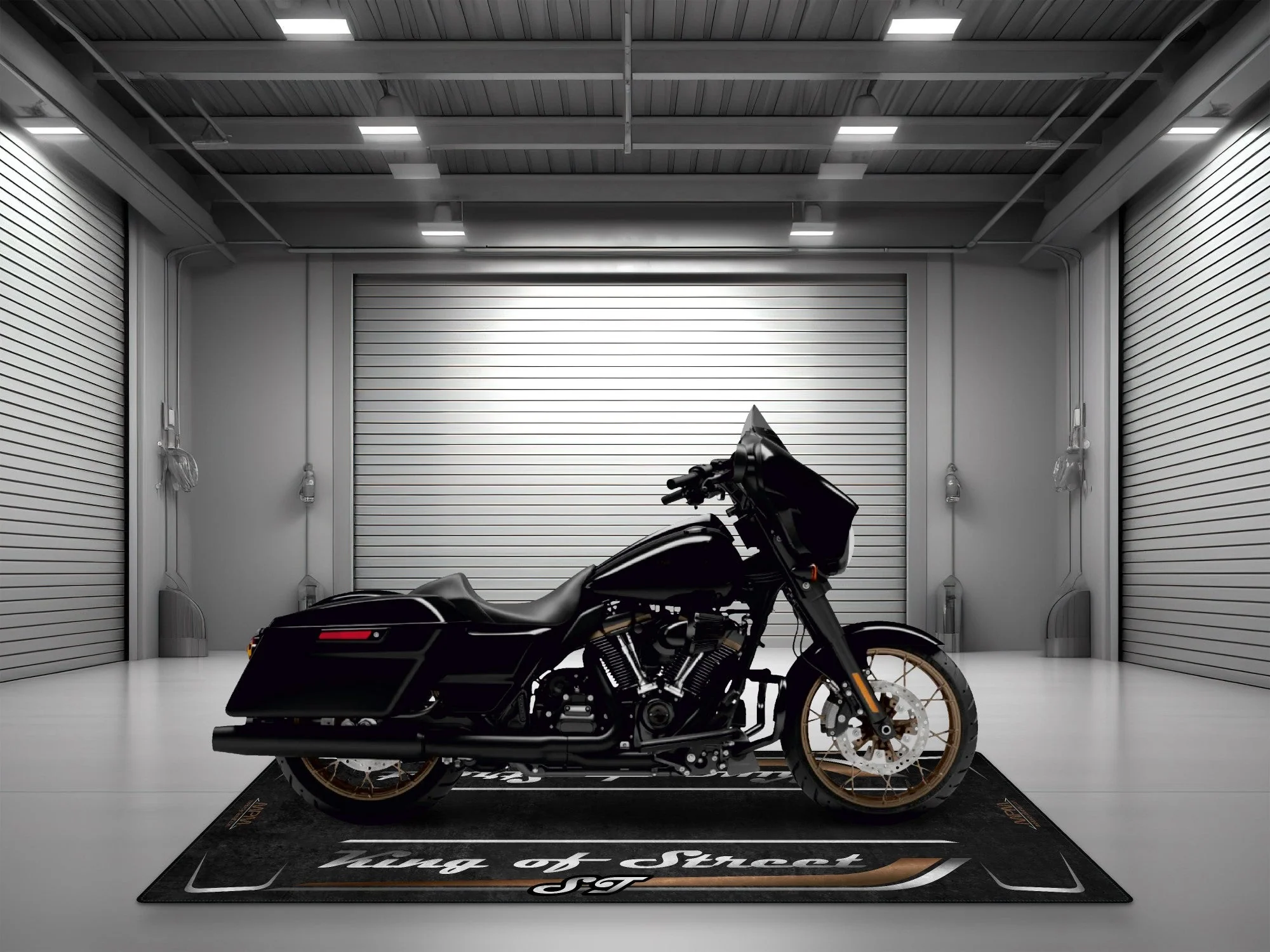 Motorcycle Mat for Cruiser Motorcycle "King of Street ST" - MM7348 - Image 15