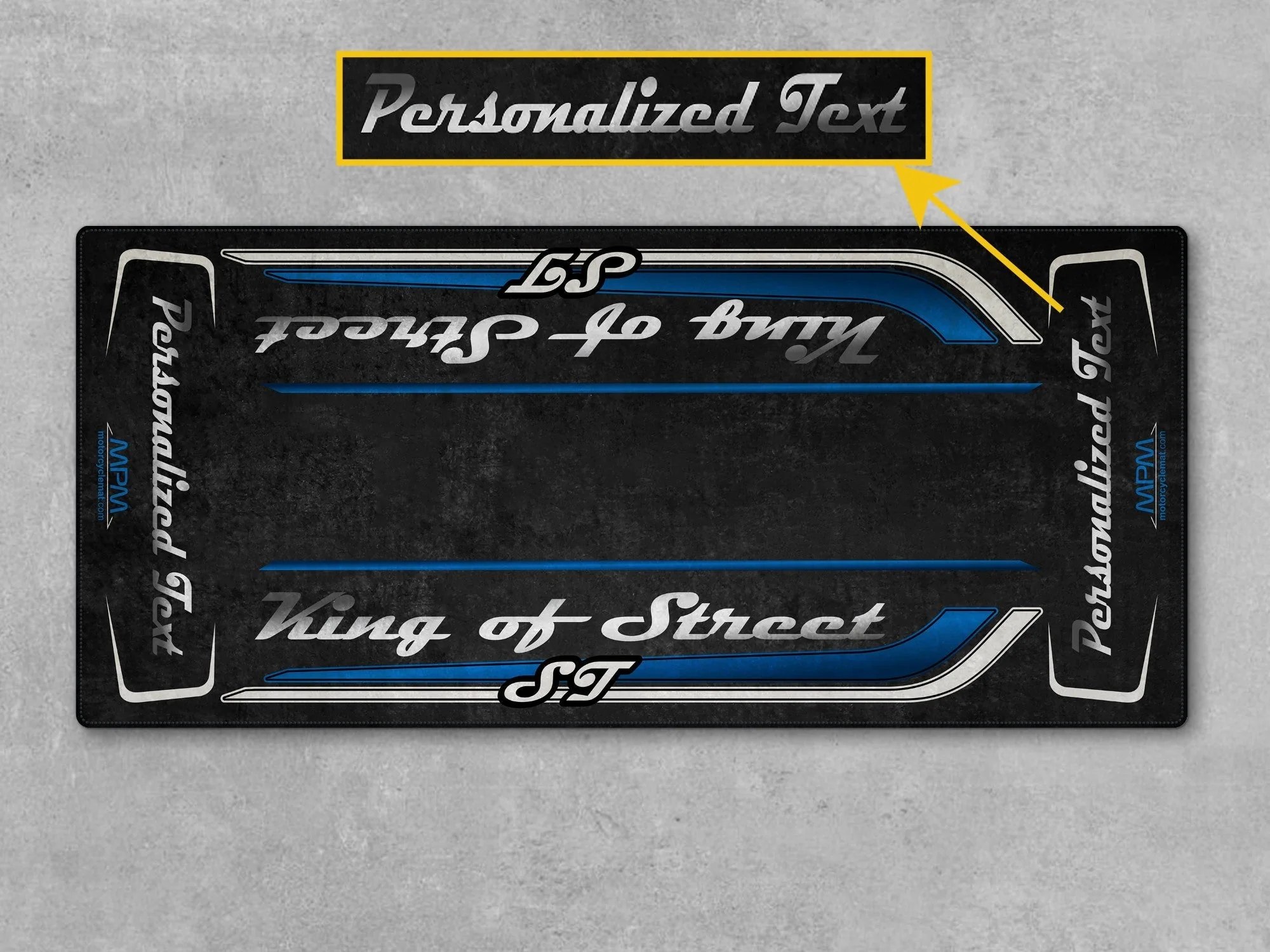 Motorcycle Mat for Cruiser Motorcycle "King of Street ST" - MM7348 - Image 5