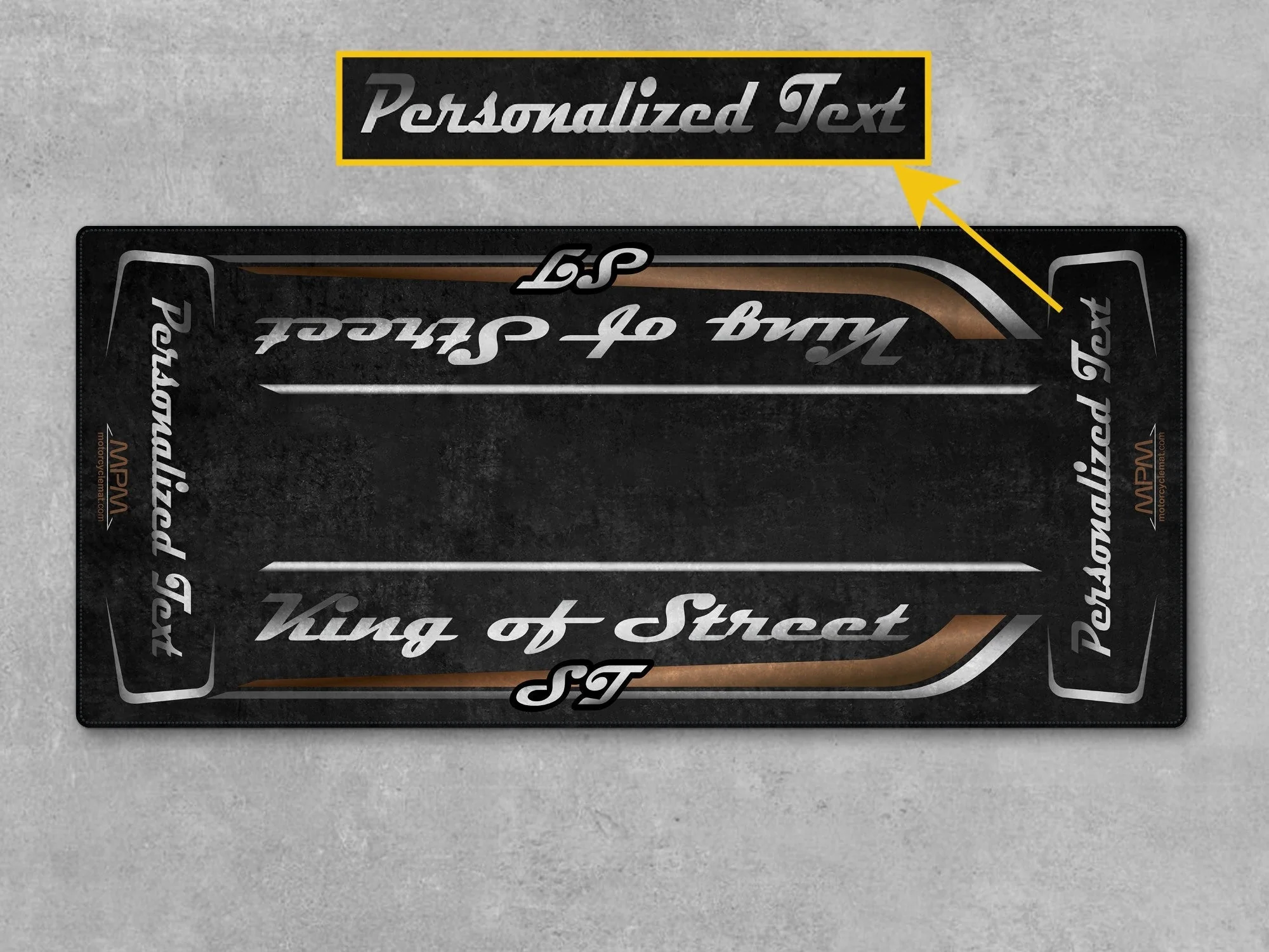 Motorcycle Mat for Cruiser Motorcycle "King of Street ST" - MM7348 - Image 7