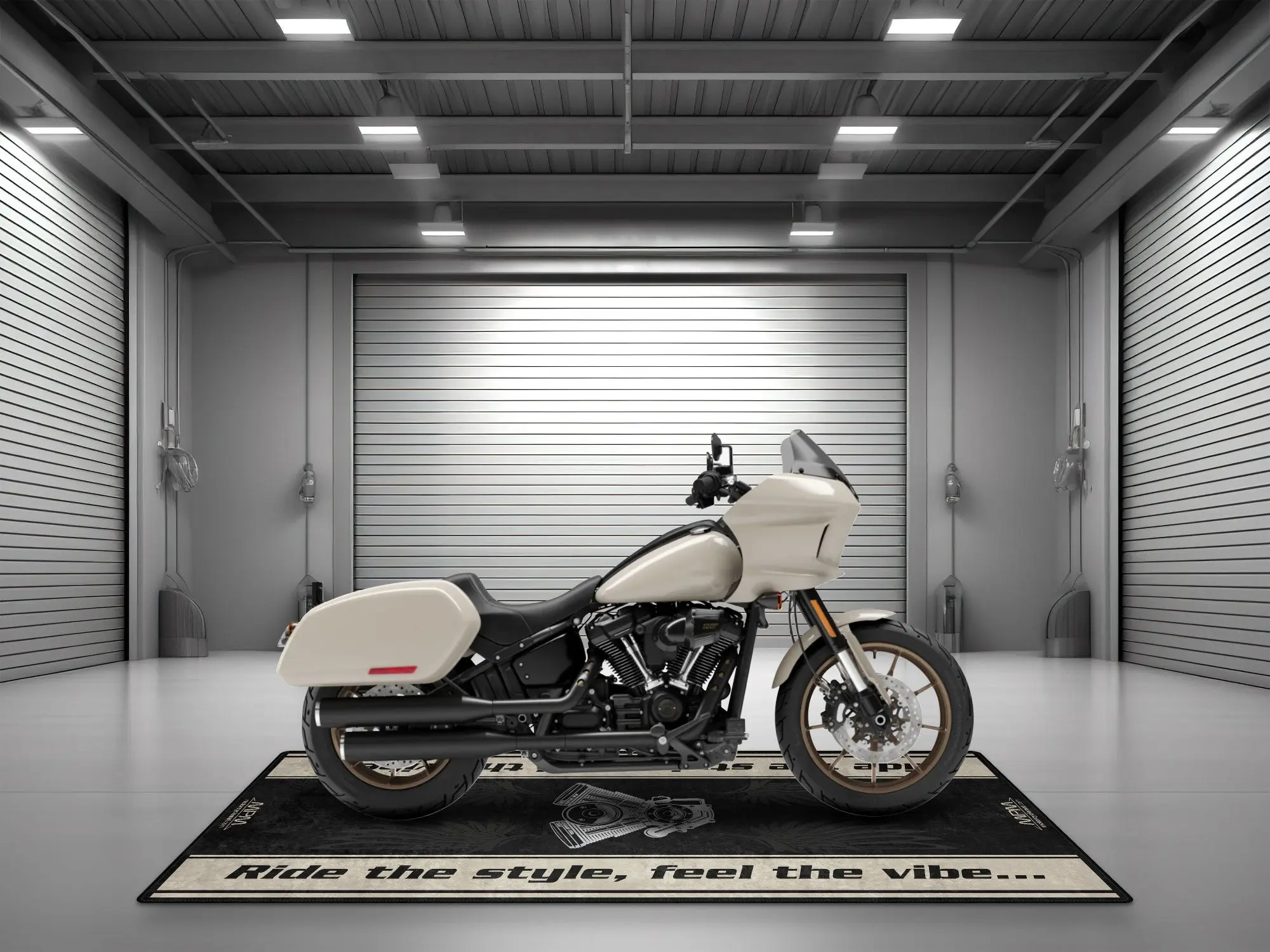 Motorcycle Mat for Cruiser Motorcycle "Ride The Style, Feel The Vibe" - MM7307 - Image 15