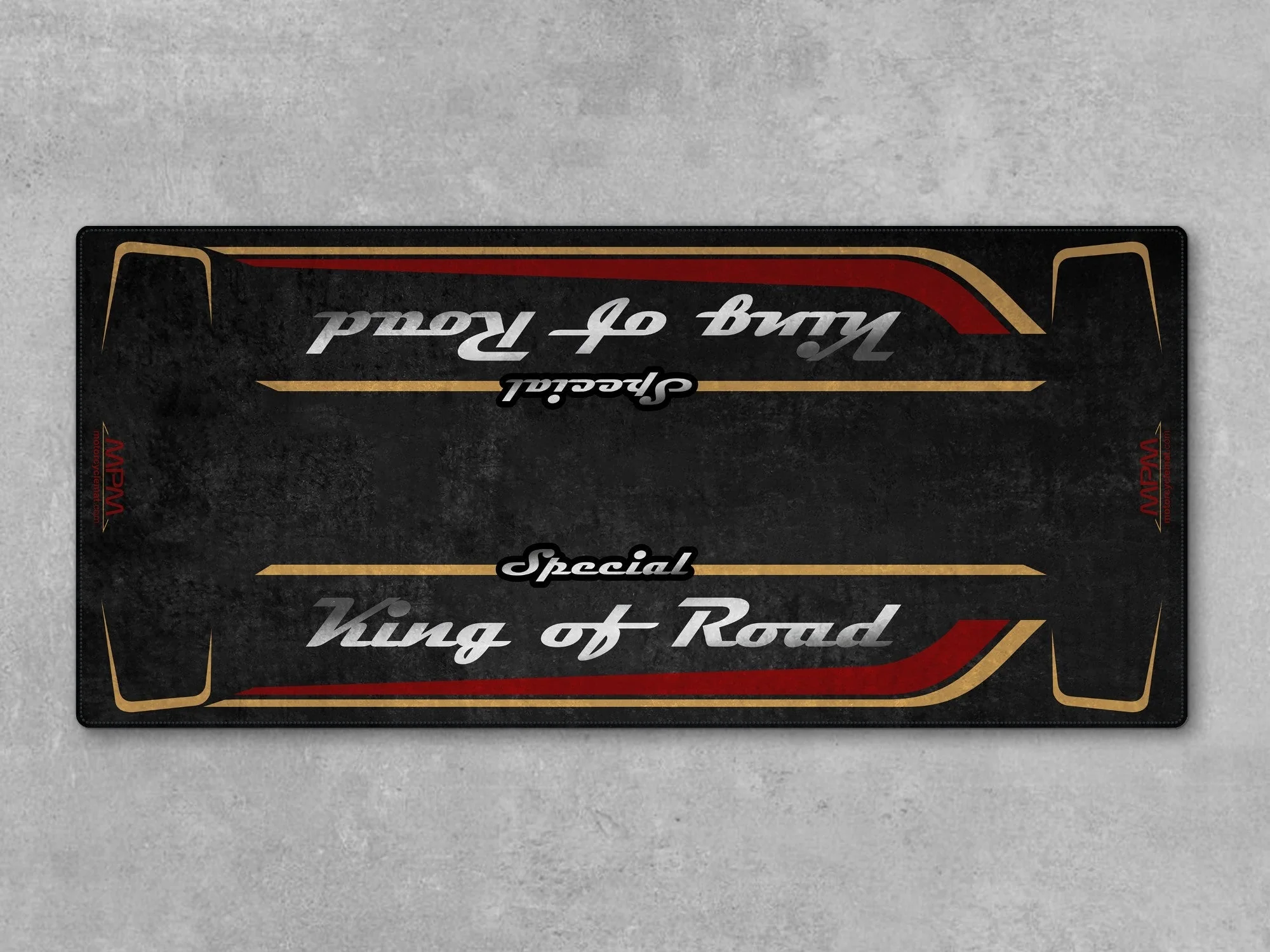 Motorcycle Mat for Cruiser Motorcycle "Special King of Road" - MM7346 - Image 10