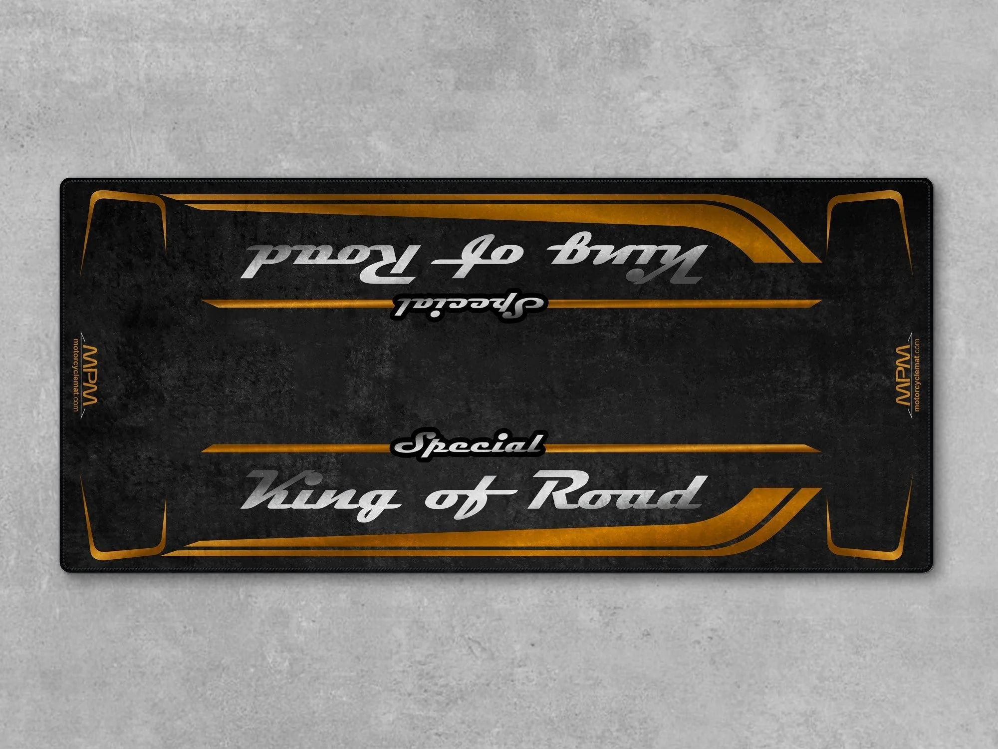 Motorcycle Mat for Cruiser Motorcycle "Special King of Road" - MM7346 - Image 12