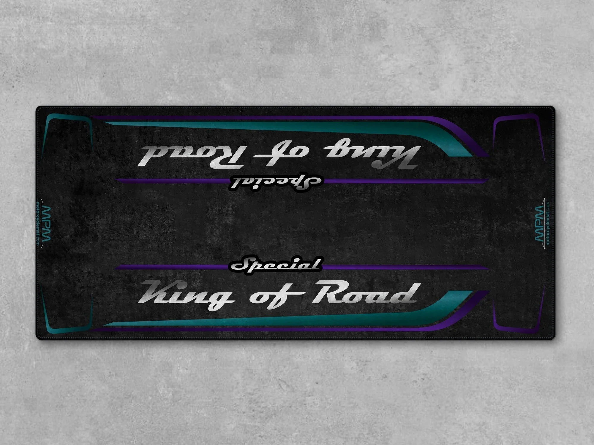Motorcycle Mat for Cruiser Motorcycle "Special King of Road" - MM7346 - Image 20