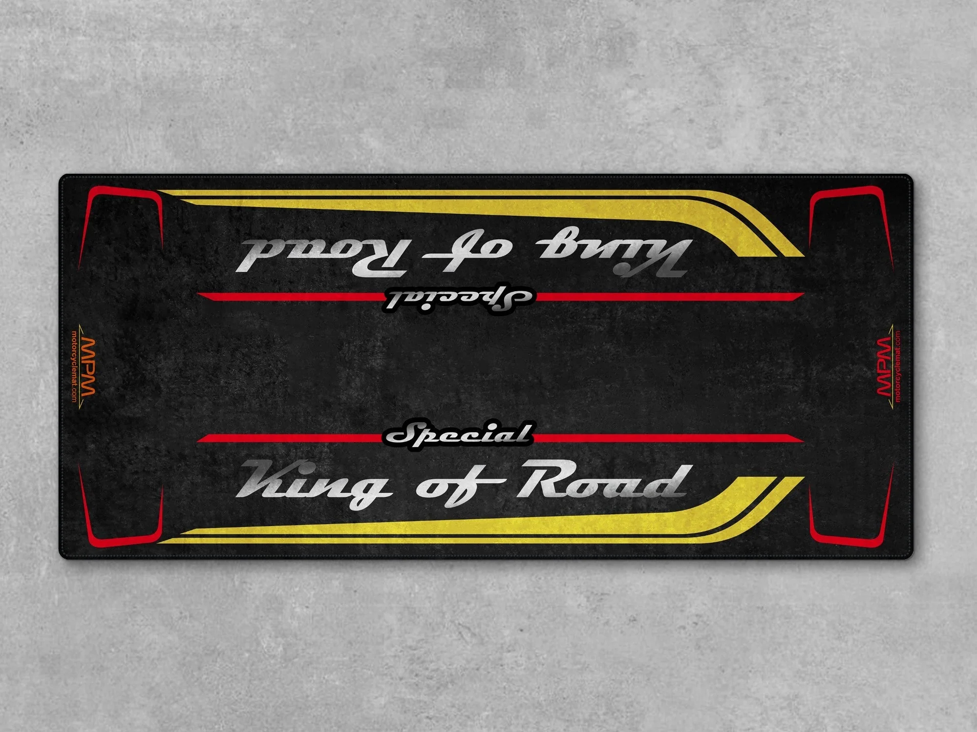 Motorcycle Mat for Cruiser Motorcycle "Special King of Road" - MM7346 - Image 8