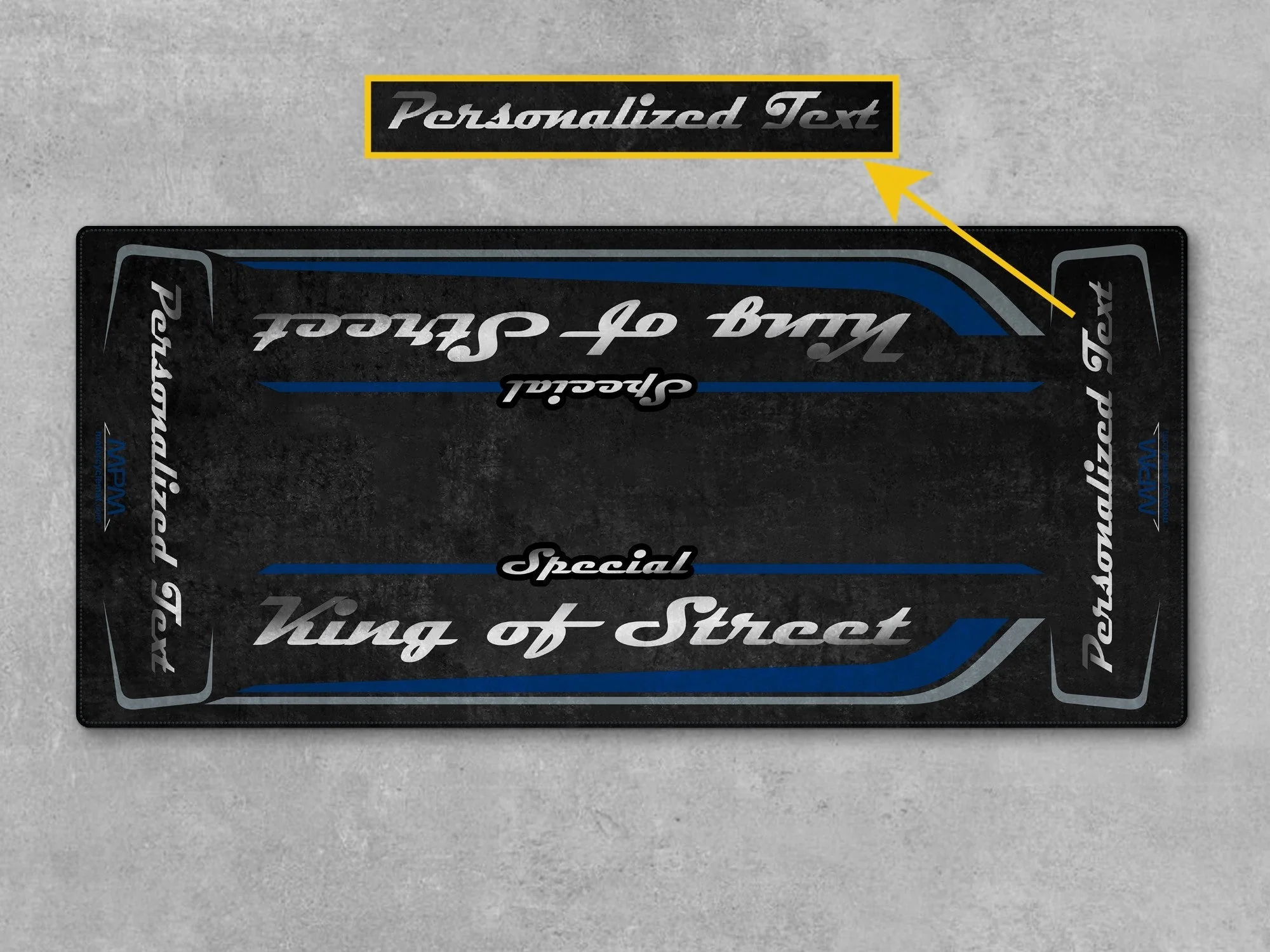 Motorcycle Mat for Cruiser Motorcycle "Special King of Street" - MM7345 - Image 14