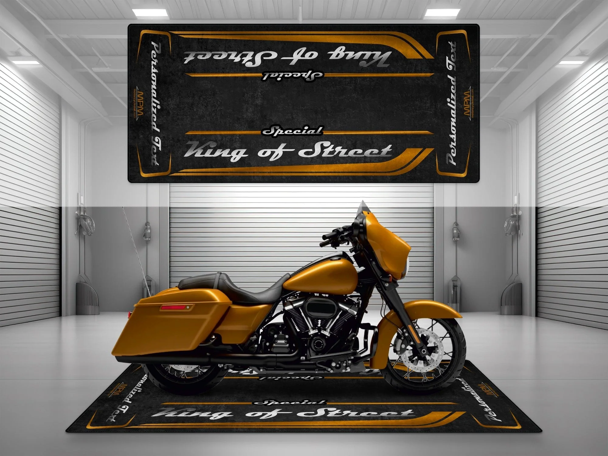Motorcycle Mat for Cruiser Motorcycle "Special King of Street" - MM7345 - Image 19
