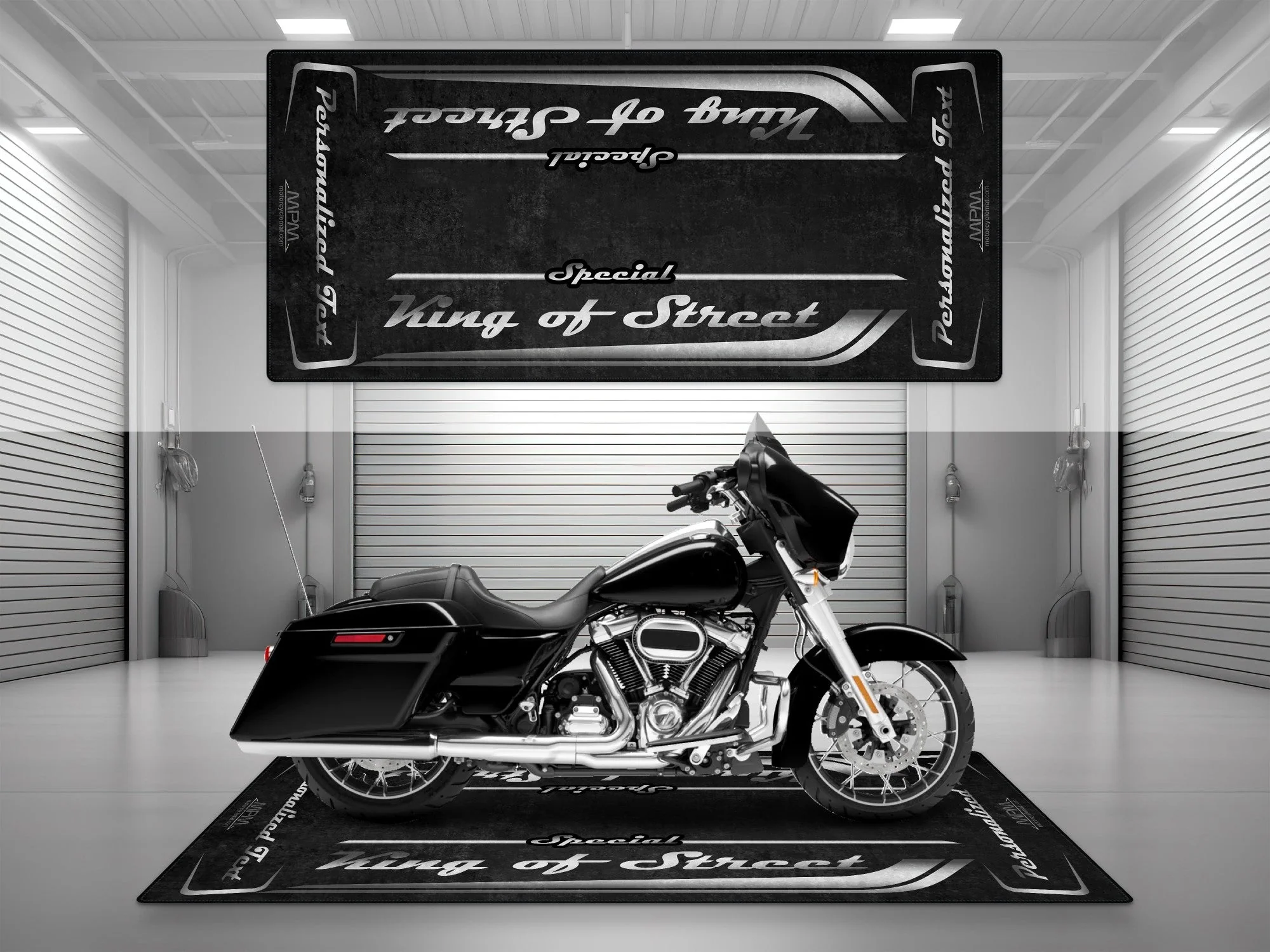 Motorcycle Mat for Cruiser Motorcycle "Special King of Street" - MM7345 - Image 21