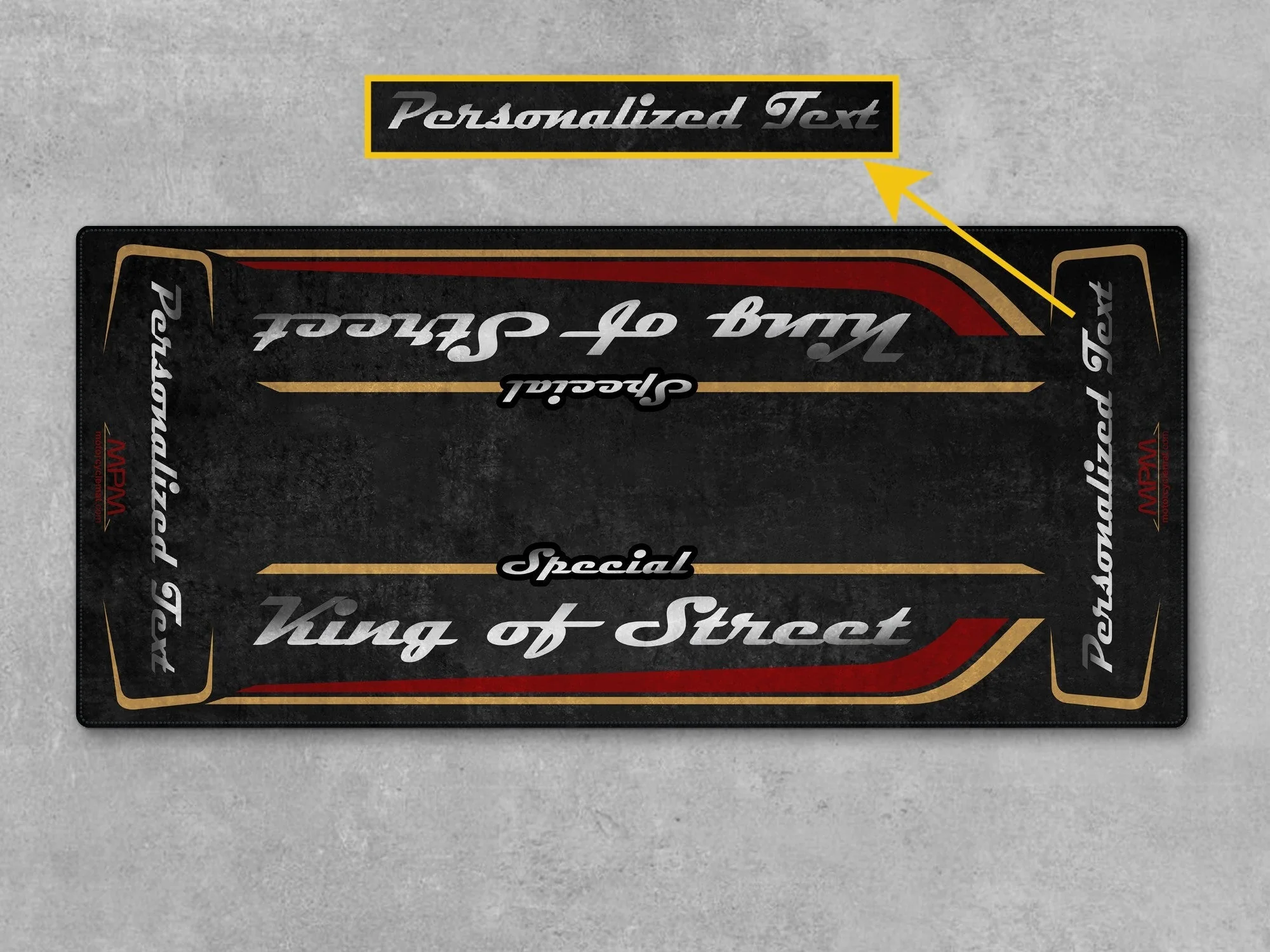 Motorcycle Mat for Cruiser Motorcycle "Special King of Street" - MM7345 - Image 23
