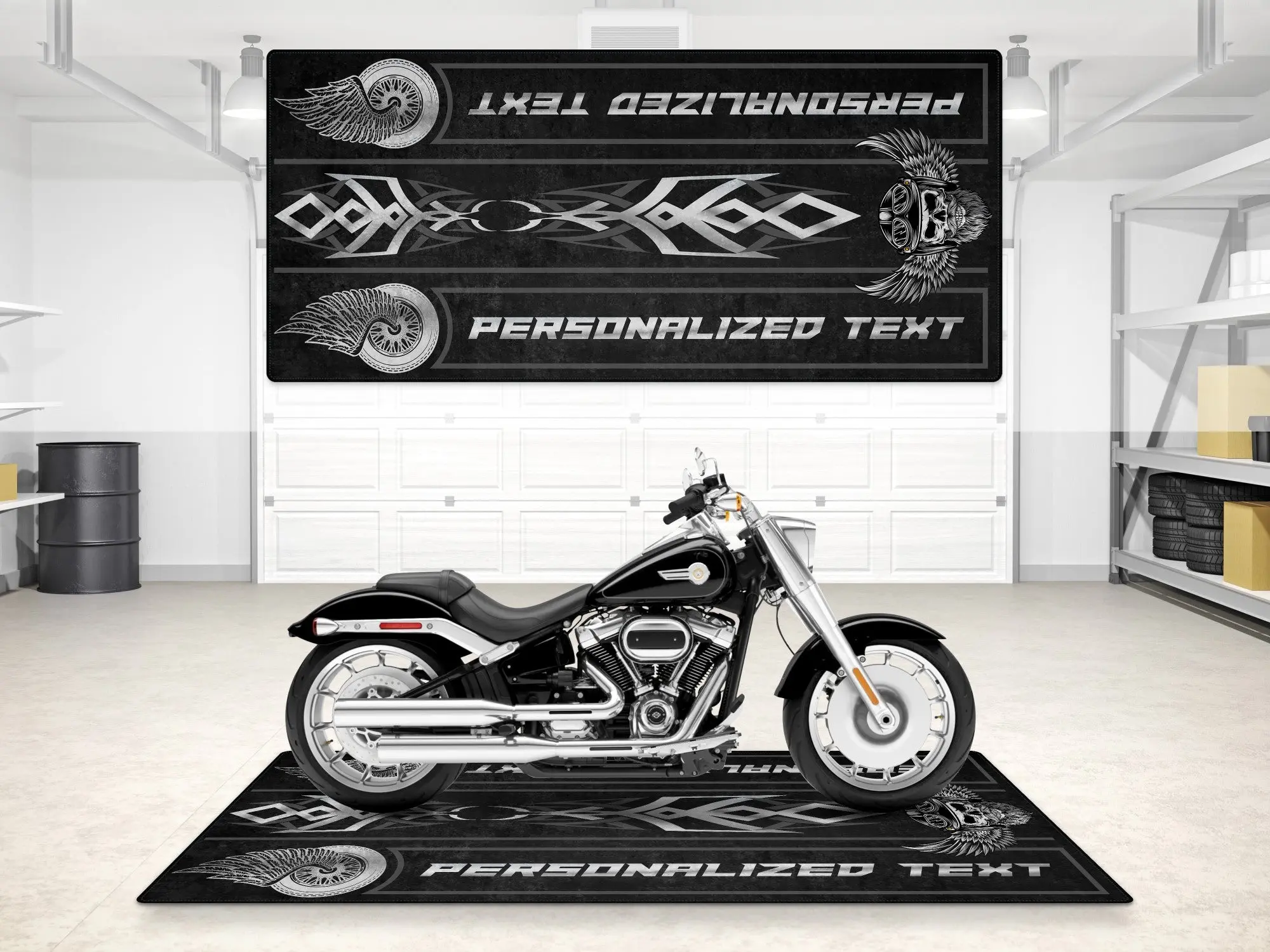 Motorcycle Mat For Cruiser Motorcycle "The Lord of Cool" - MM7308 - Image 15