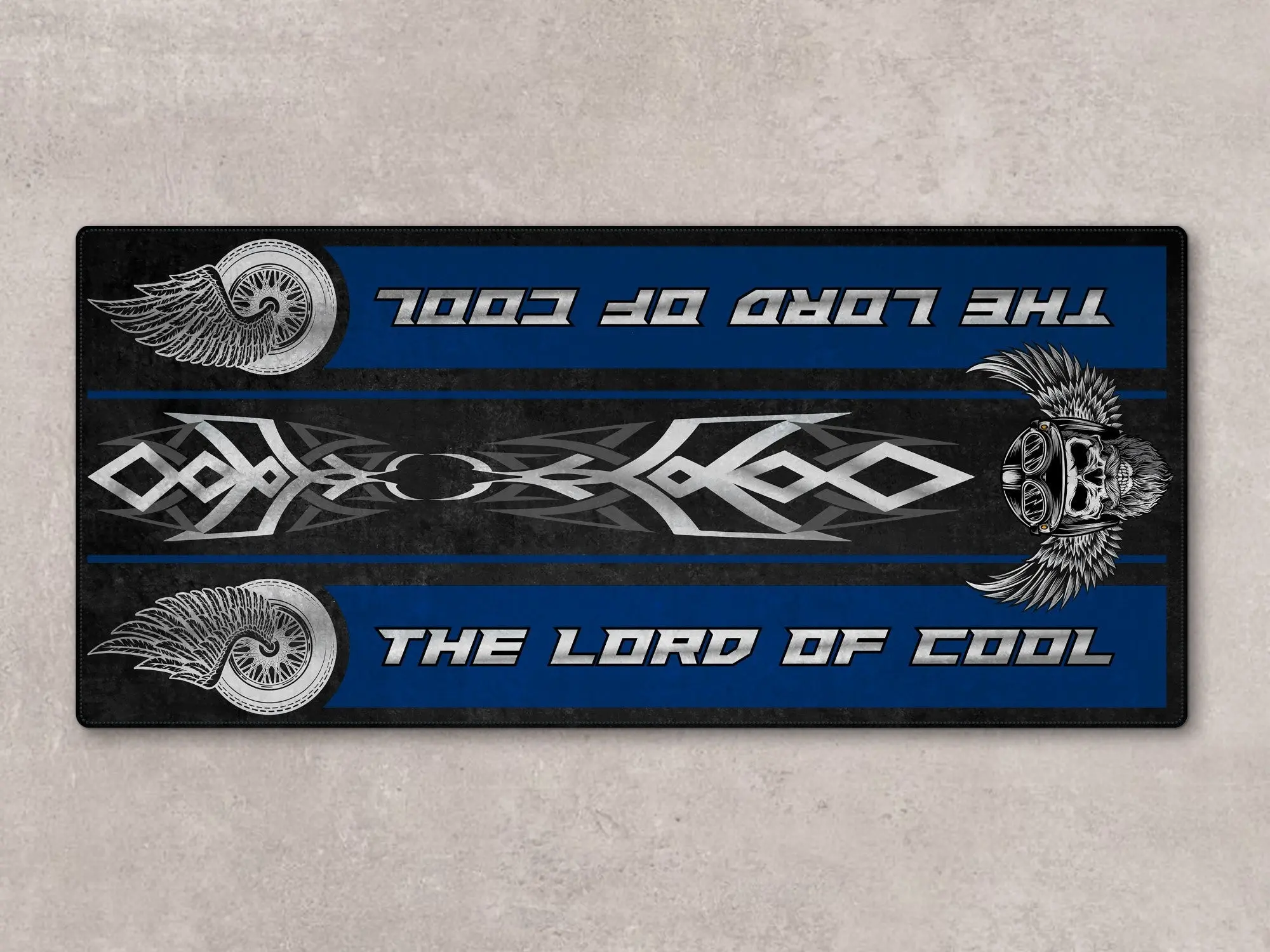 Motorcycle Mat For Cruiser Motorcycle "The Lord of Cool" - MM7308 - Image 2