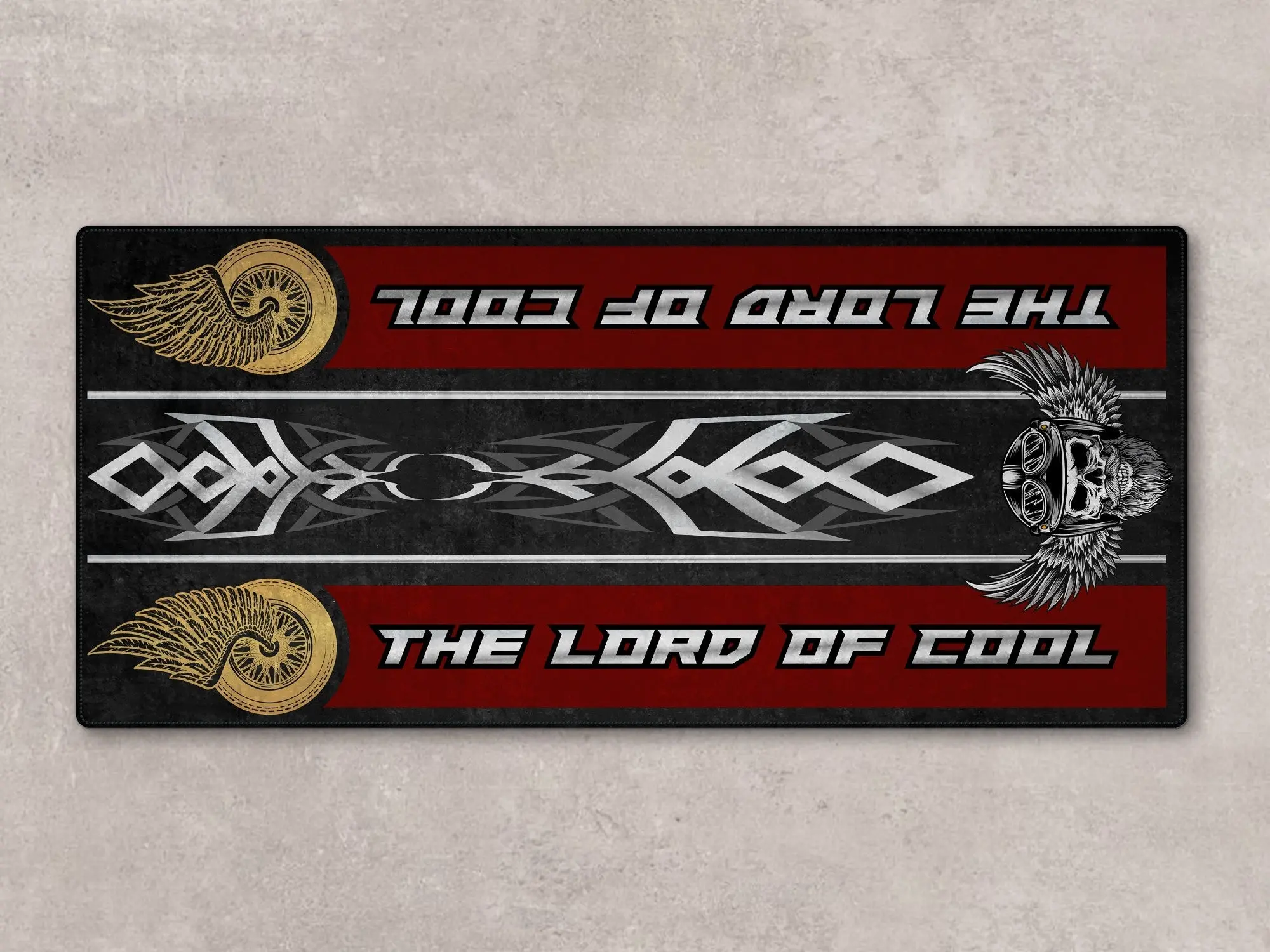 Motorcycle Mat For Cruiser Motorcycle "The Lord of Cool" - MM7308 - Image 6