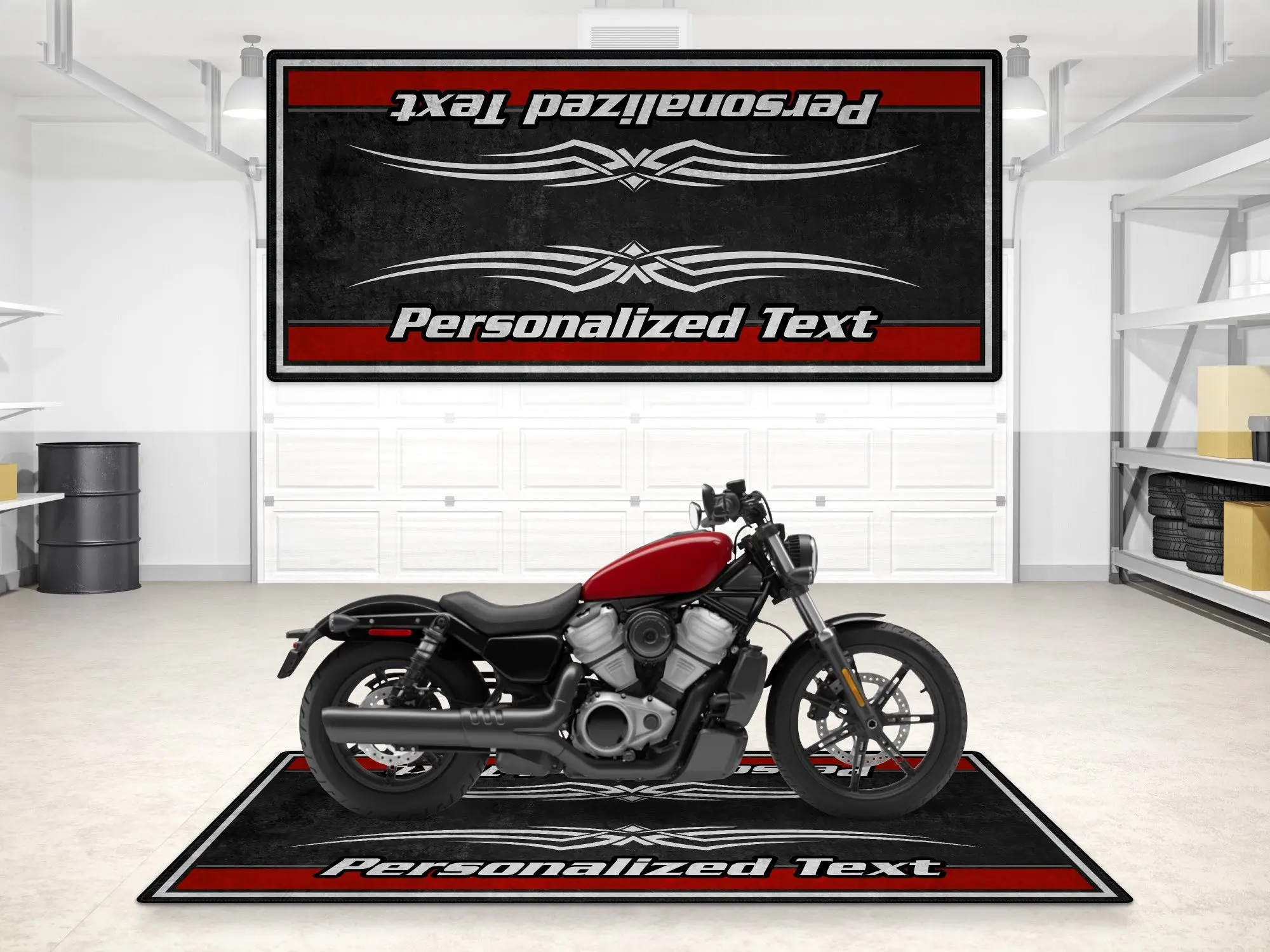 Motorcycle Mat for Cruiser Motorcycle "The Night King" - MM7300 - Image 8