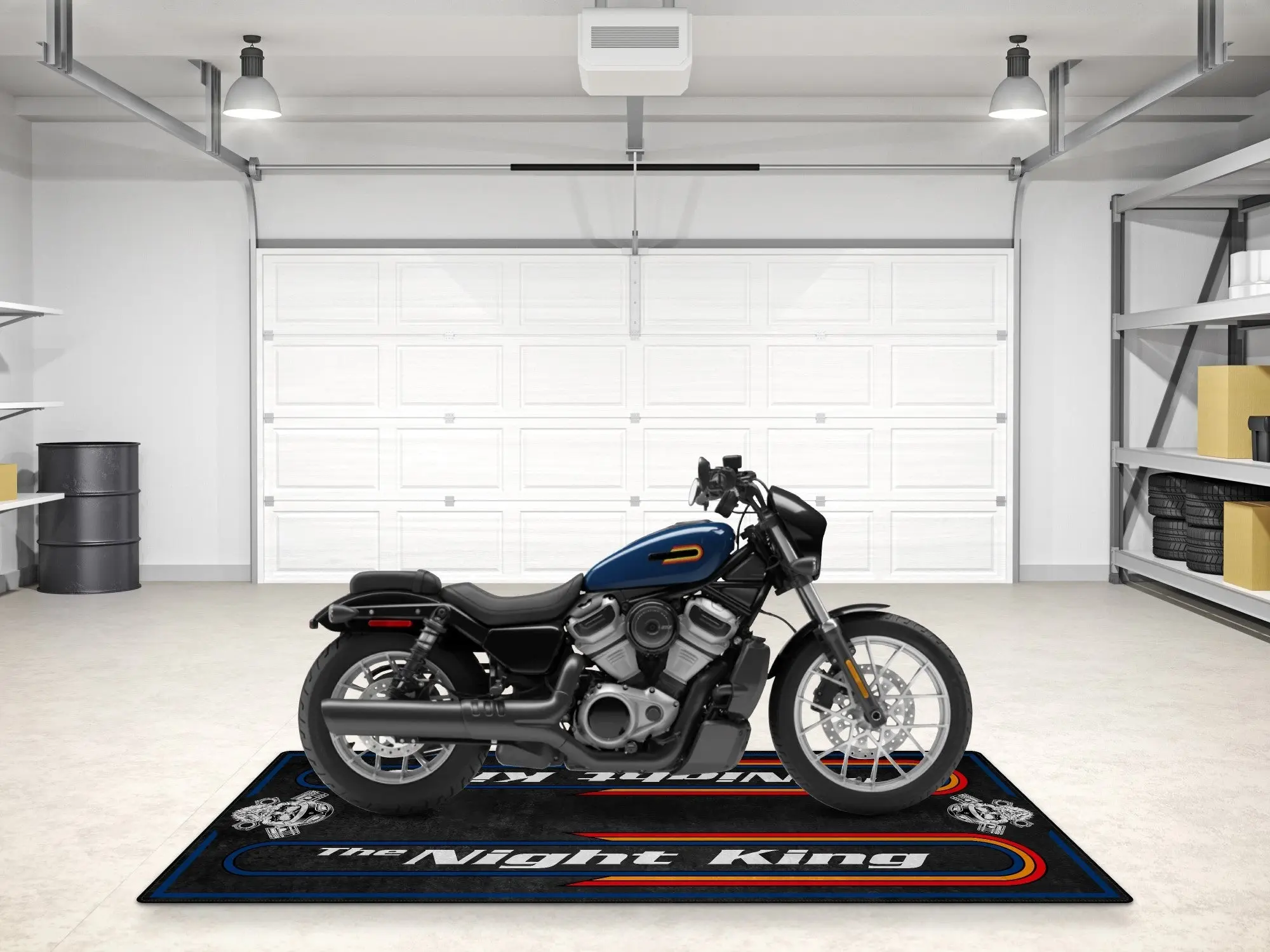 Motorcycle Mat For Cruiser Motorcycle "The Night King" - MM7301 - Image 10