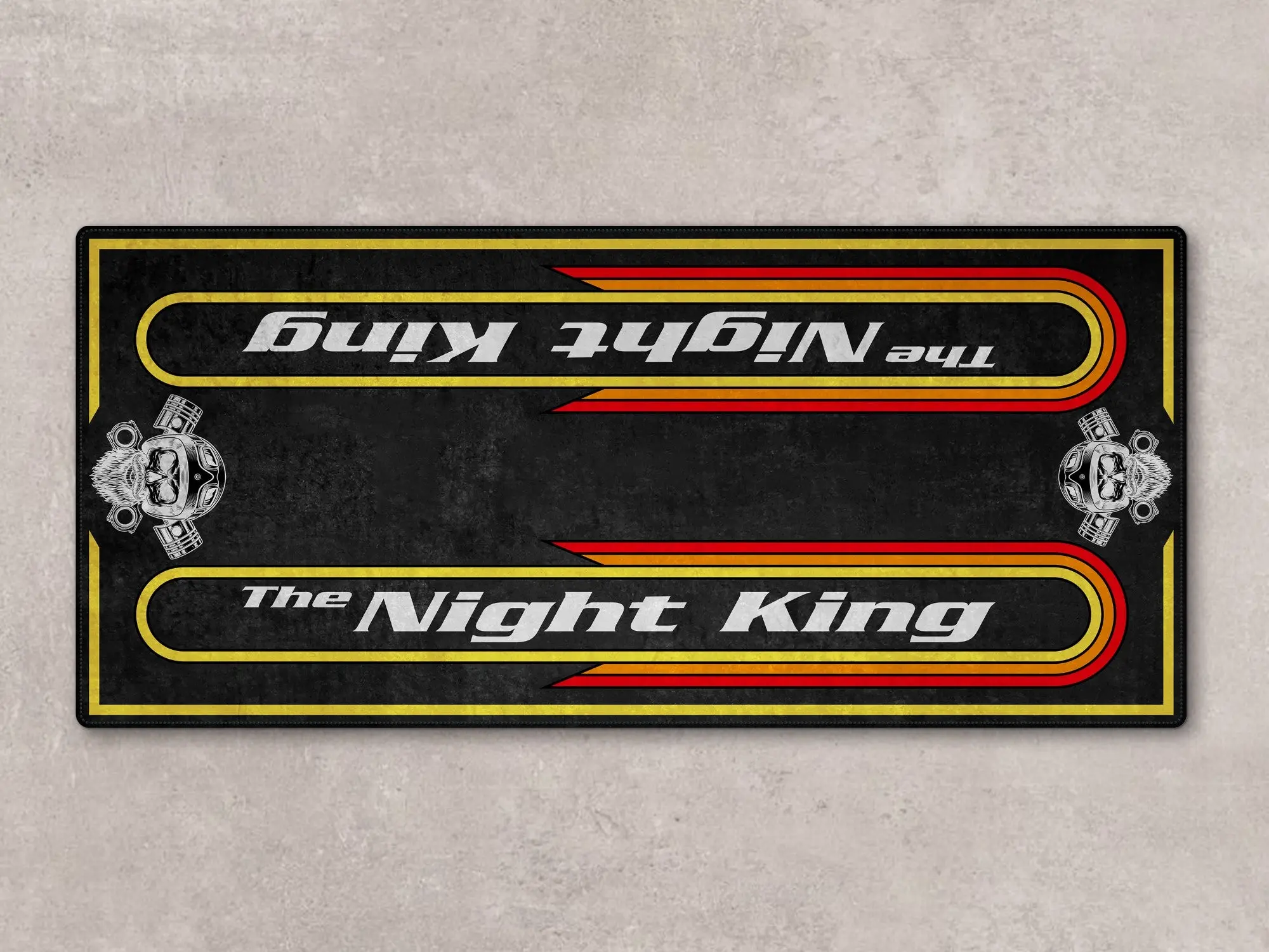 Motorcycle Mat For Cruiser Motorcycle "The Night King" - MM7301 - Image 2