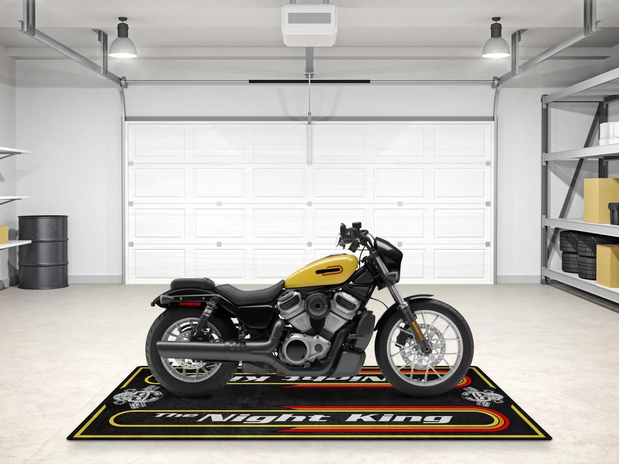 Motorcycle Mat For Cruiser Motorcycle "The Night King" - MM7301 - Image 5