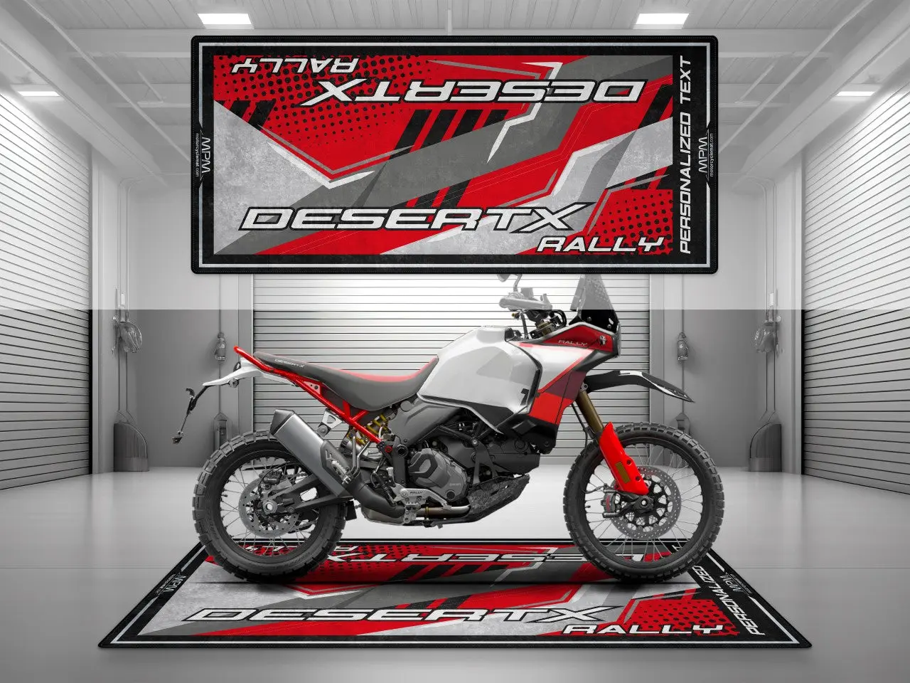 Motorcycle Mat for Ducati DesertX Rally Motorcycle - MM4104 - Image 3