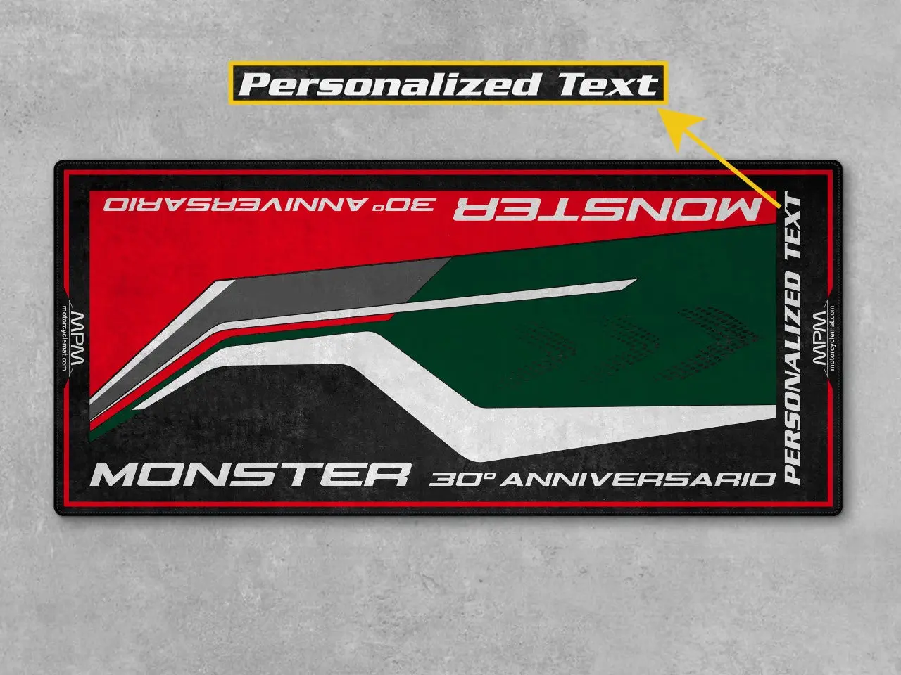 Motorcycle Mat for Ducati Monster 30th Anniversario Motorcycle - MM4106 - Image 4